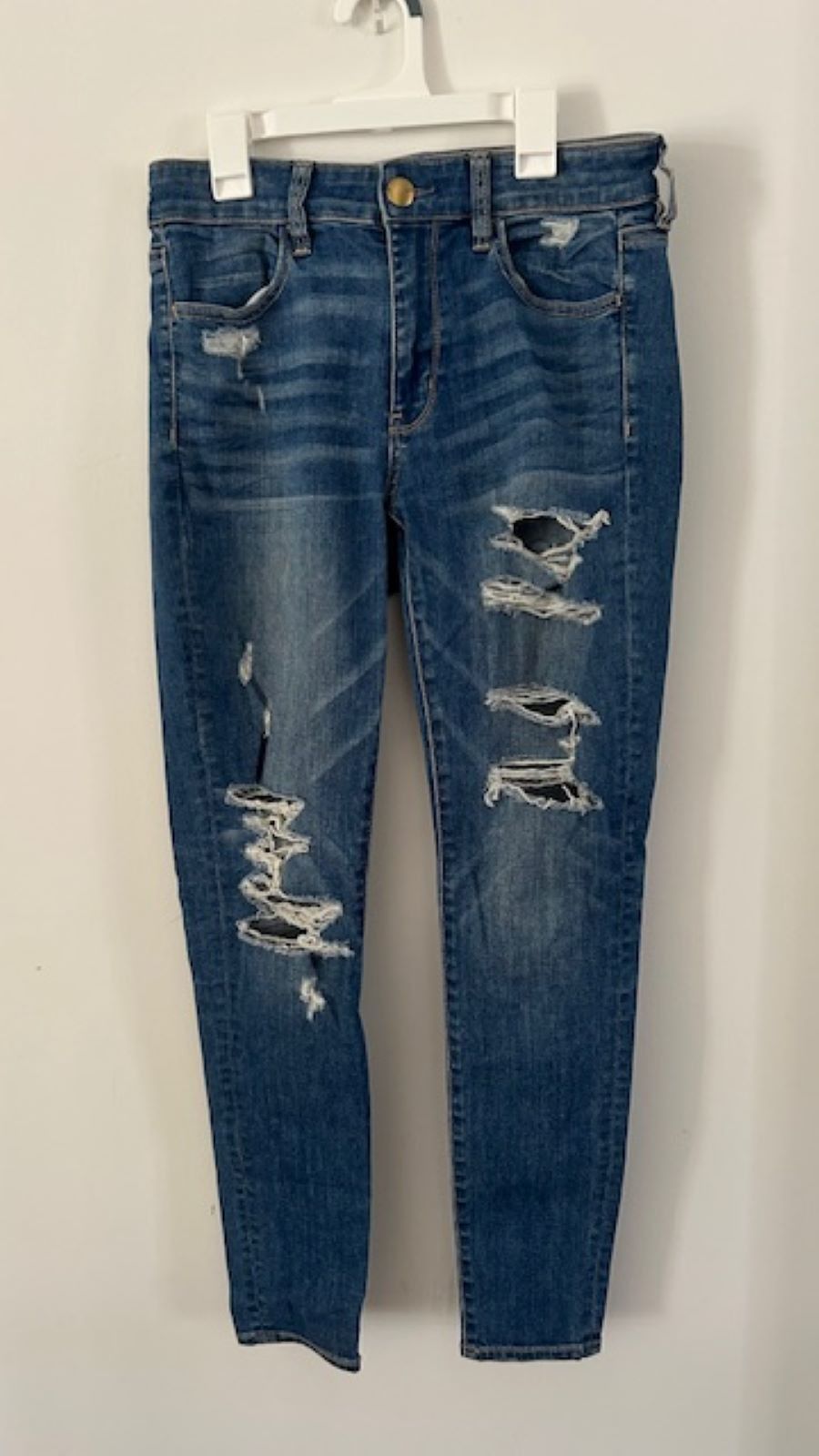American Eagle Outfitters American Eagle Outfitters Cotton hi-rise 6 Women Jeans Size 28" / US 6 / IT 42 - 1 Thumbnail