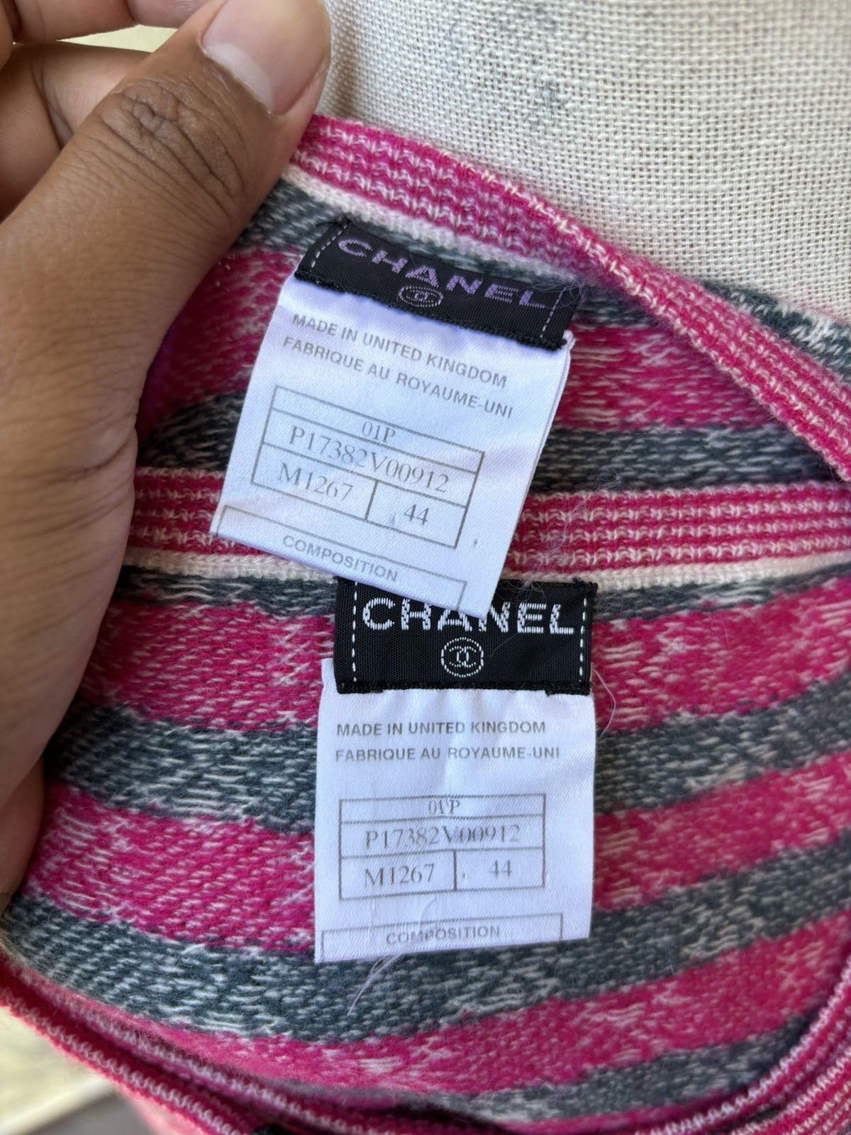 Chanel 2001 printemps 2-pcs cashmere Size S / US 4 / IT 40 - 18 Thumbnail
