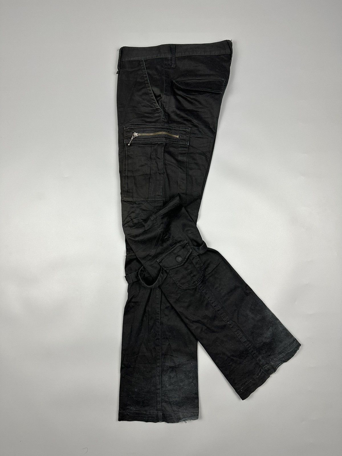 If Six Was Nine × Le Grande Bleu (L.G.B.) × semanticdesign 🔥Sick🔥Semantic Design Bondage Multi Pocket Pants Size US 31 - 6 Thumbnail