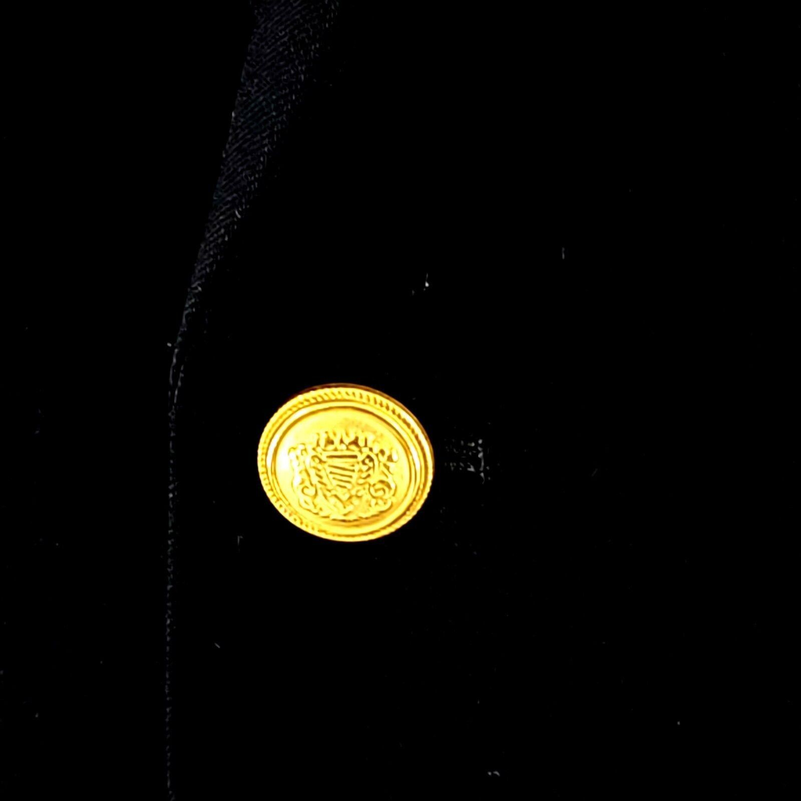 Jos. A. Bank Jos A Bank James Wool Navy Blue 2 Gold Button Blazer 42R Or Size 42R - 3 Thumbnail