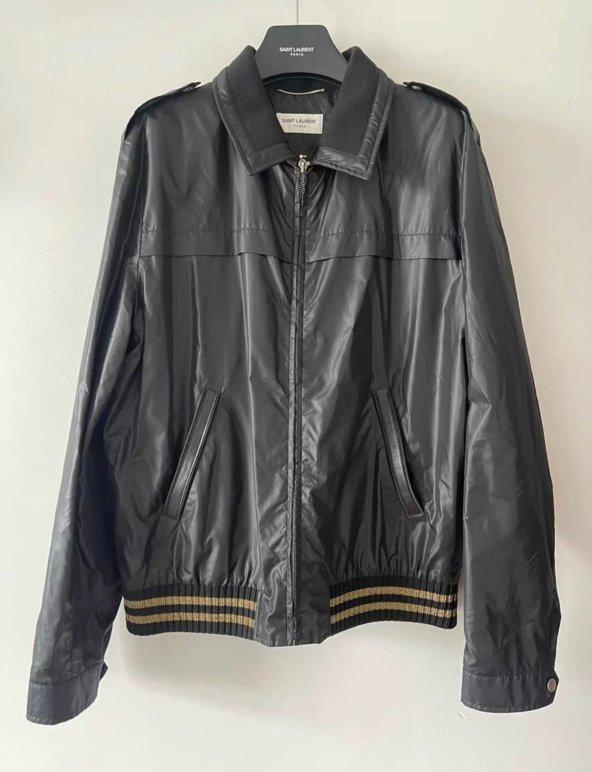 Saint Laurent Paris Saint Laurent Paris Black military jacket Size US M / EU 48-50 / 2 - 1 Thumbnail