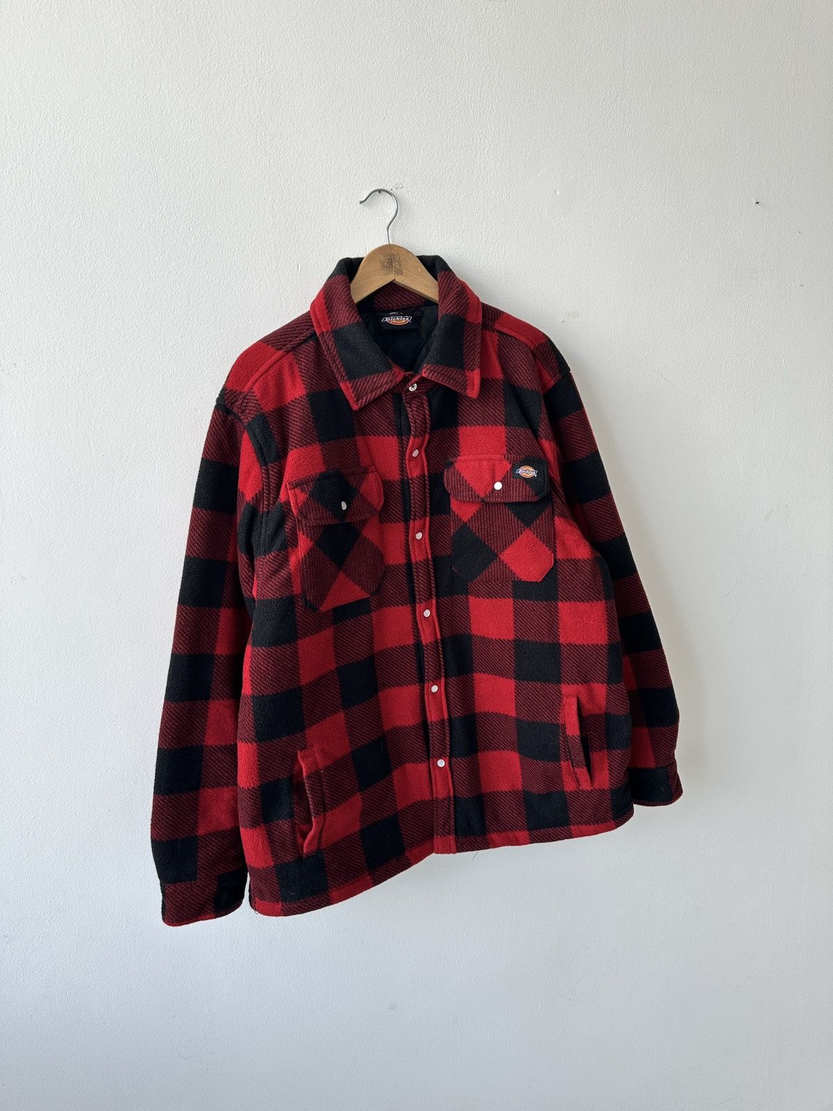 Dickies Dickies Work Flannel Jacket Vintage Shirt Plaid Size US XL / EU 56 / 4 - 2 Thumbnail