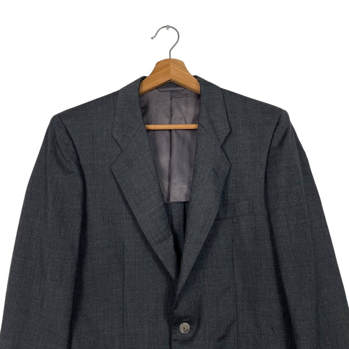 Christian Dior Monsieur Black Wool Christian Dior Monsieur Blazer Size US M / EU 48-50 / 2 - 2 Thumbnail