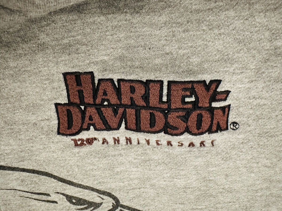 Harley Davidson Harley-Davidson Men's 2XL 120th Anniv. Full Zip Up Hoodie Size US XXL / EU 58 / 5 - 3 Thumbnail
