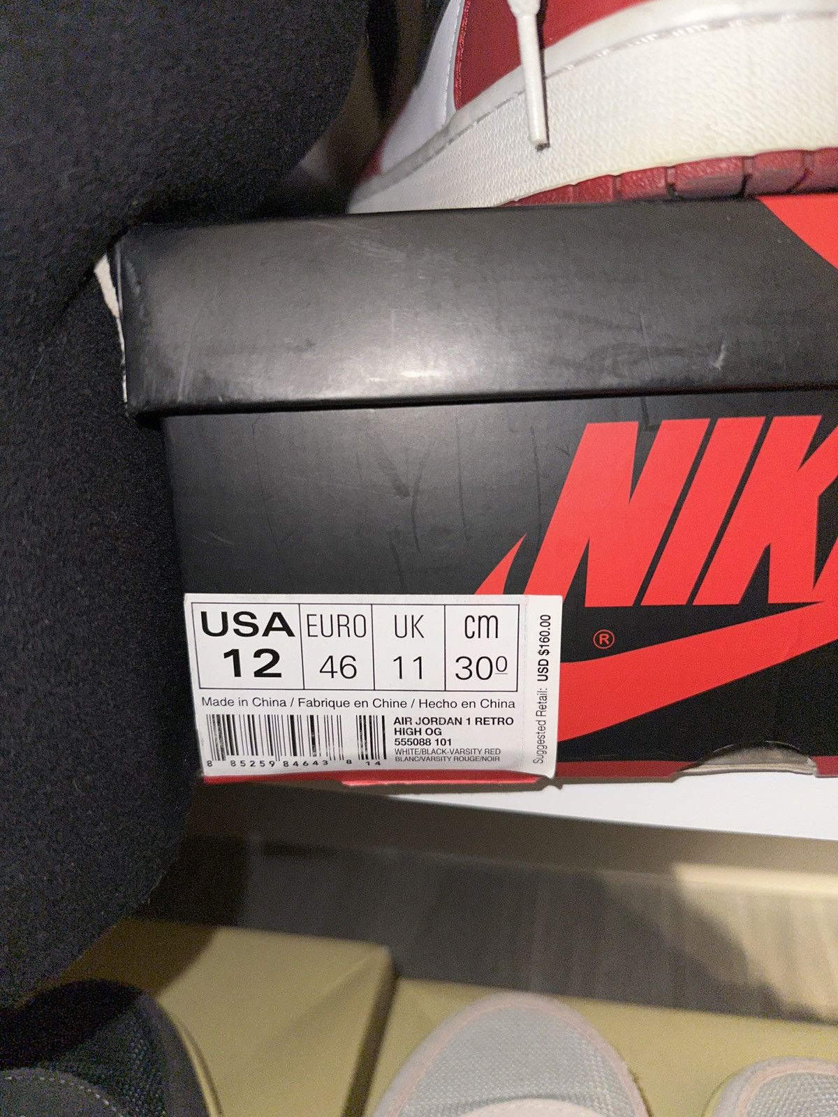 Jordan Brand × Nike JORDAN 1 CHICAGO 2015 Size US 12 / EU 45 - 10 Thumbnail