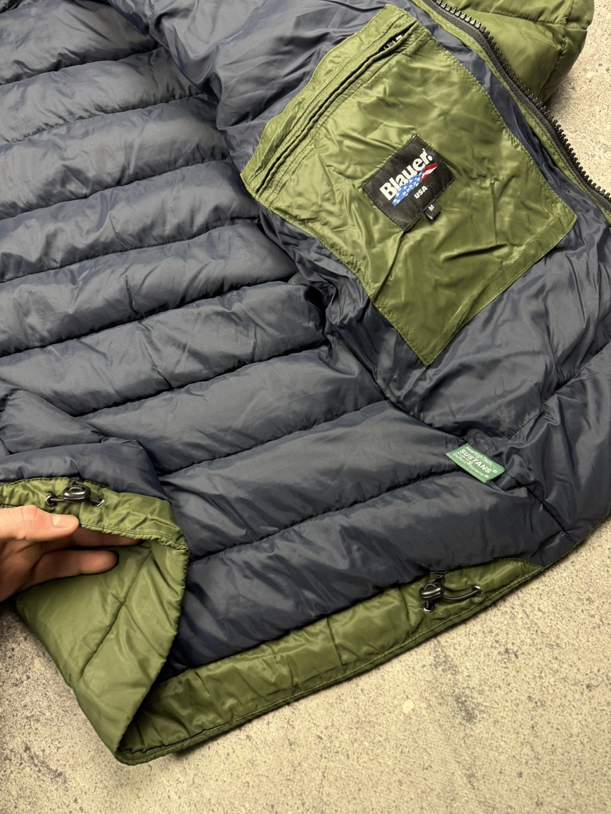 Vintage Vintage Blauer USA Down Men’s Outdoor Jacket Arcteryx Style Size US M / EU 48-50 / 2 - 10 Thumbnail