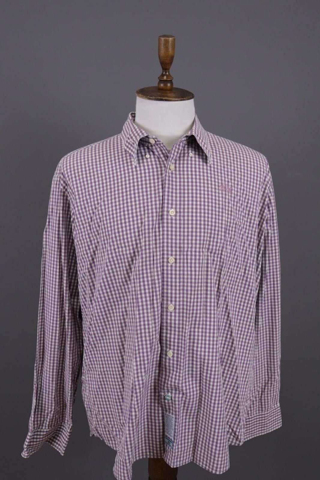 La Martina La Marina Buenos Aires Purple Check Shirt Size 3XL Size US XXL / EU 58 / 5 - 1 Thumbnail