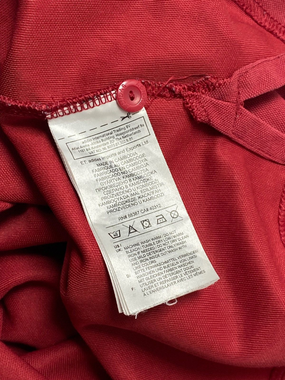 Adidas Vintage ADIDAS ARSENAL Red Polo Shirt Soccer Jersey Y2K Size US M / EU 48-50 / 2 - 4 Thumbnail