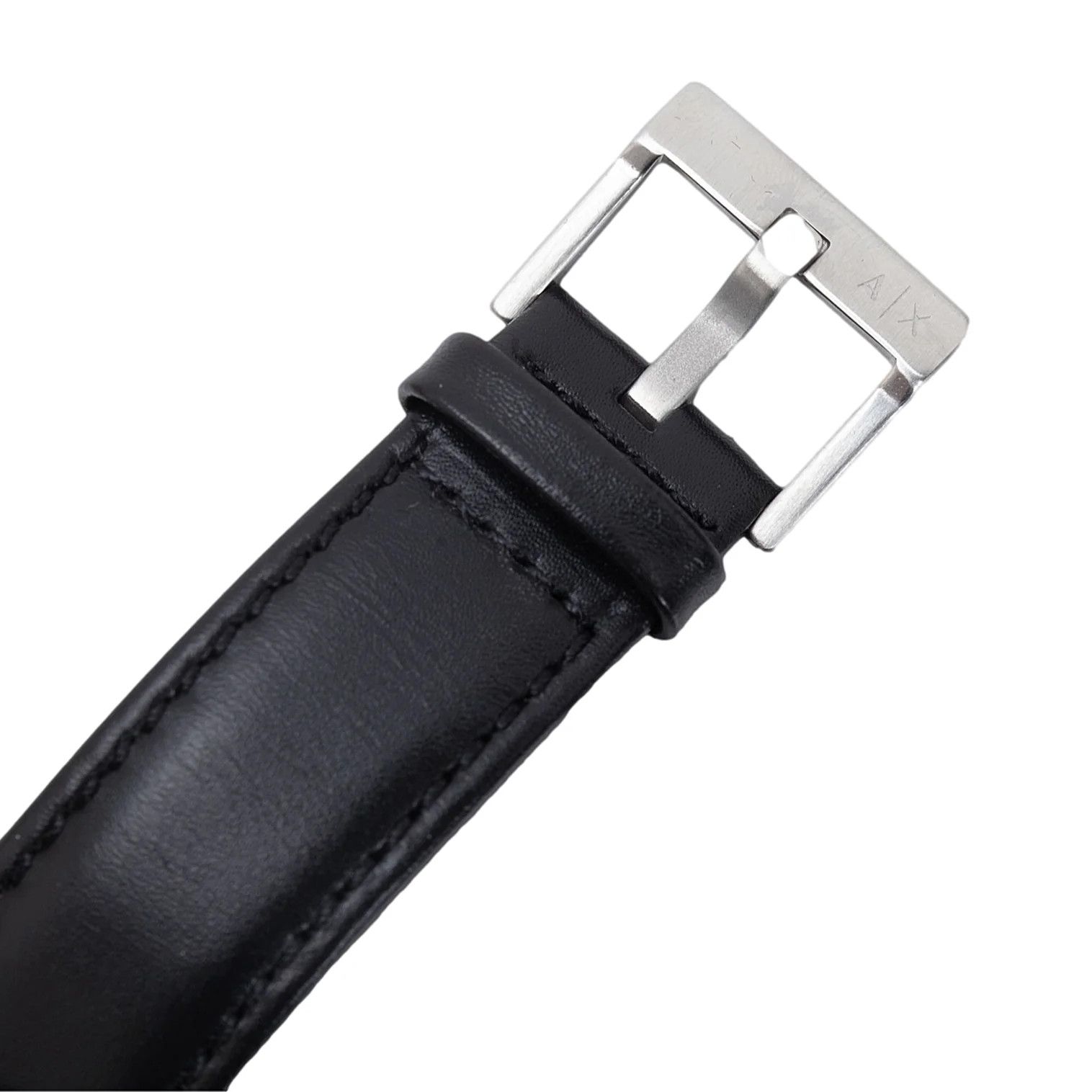 Armani Leather Belt Watch in Silver and Black Size ONE SIZE - 4 Thumbnail