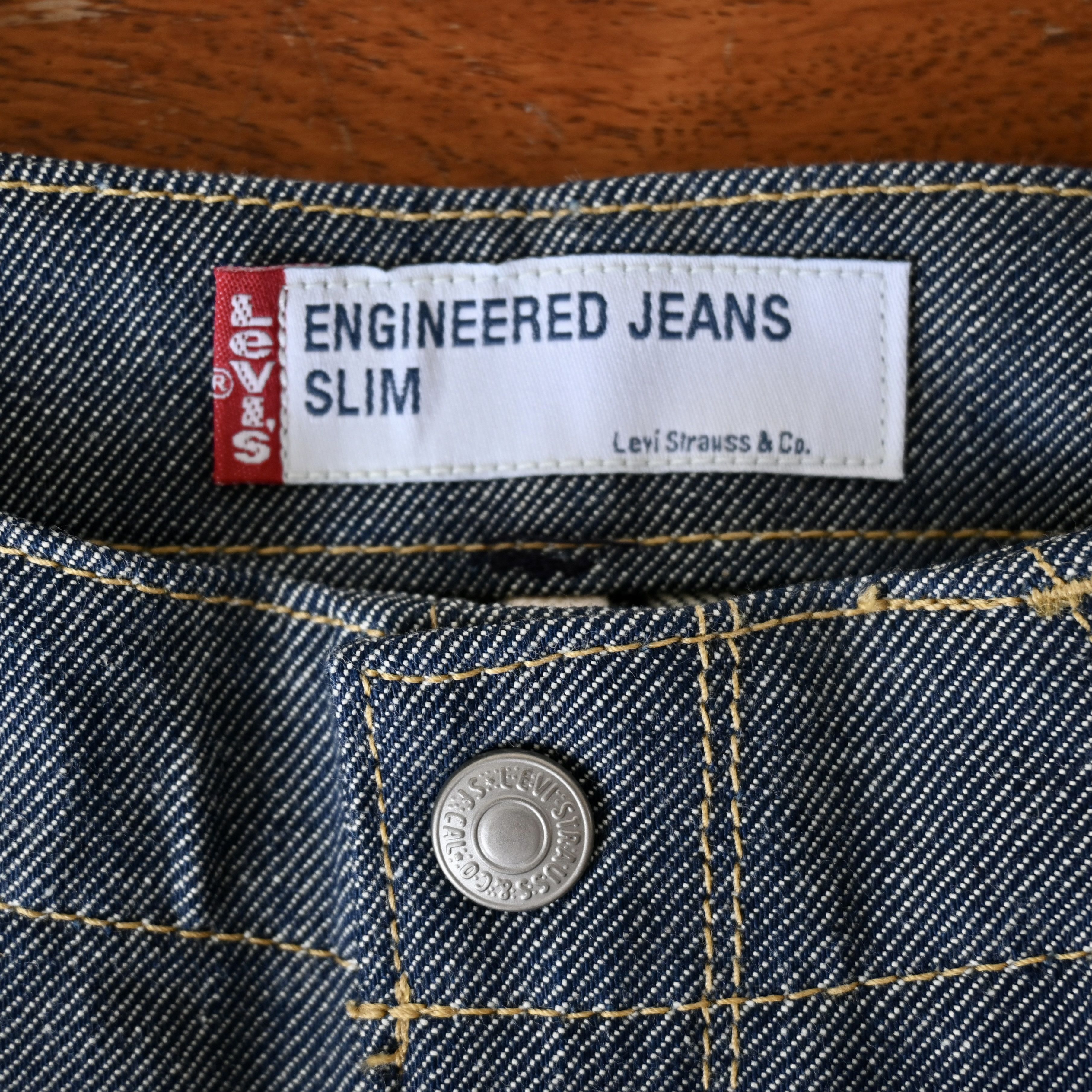 Levi's DEADSTOCK 2000s Levi's ENGINEERED JEANS "ORGANIC SLIM", blue Size 27" / US 4 / IT 40 - 11 Thumbnail