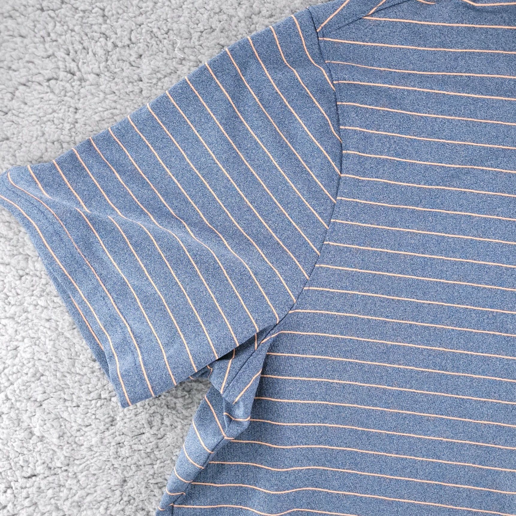 Champion Champion Shirt Polo Men XL Striped Blue Orange Collar Golf Breathable Convienient Performance Size US XL / EU 56 / 4 - 3 Thumbnail