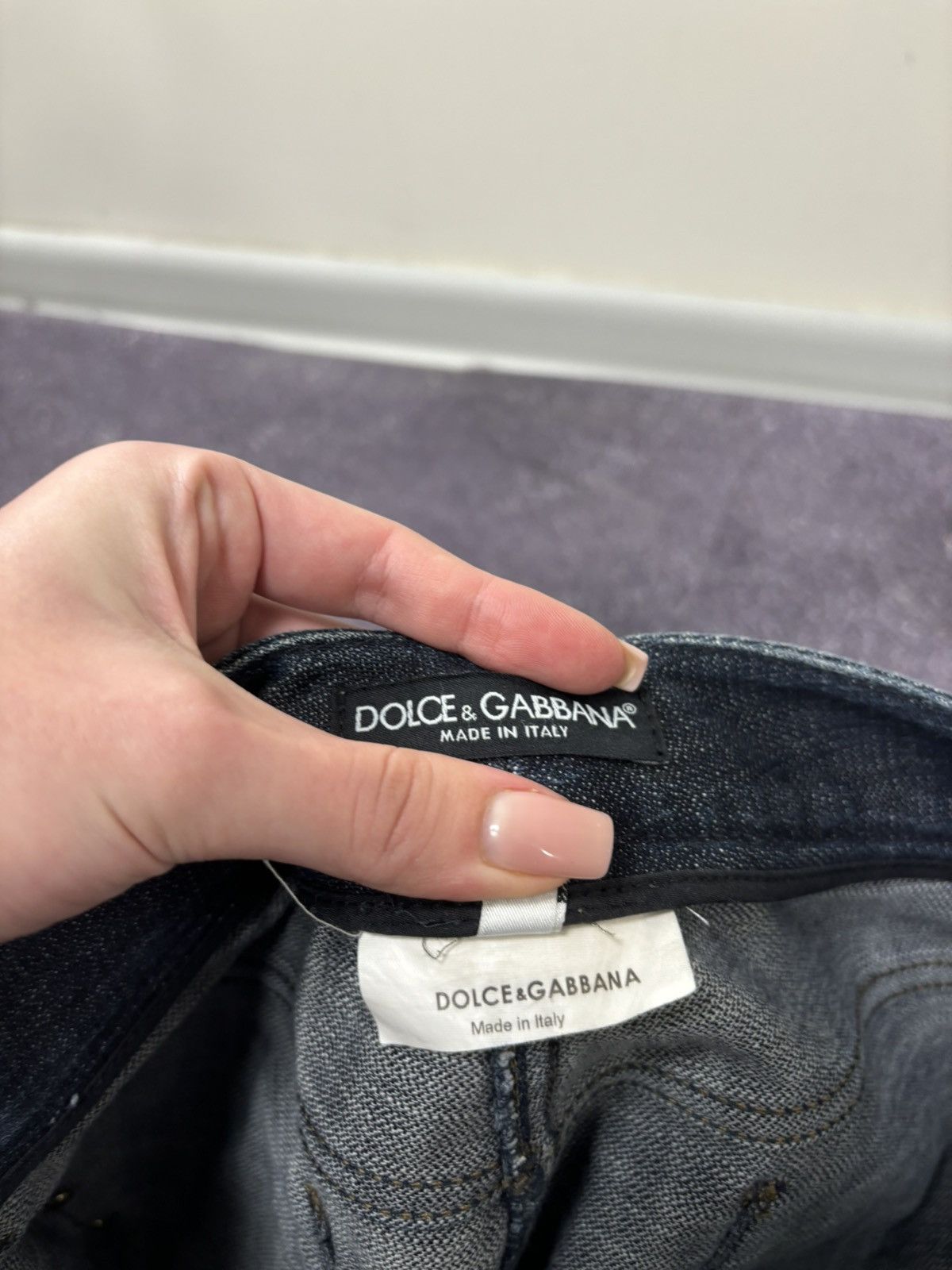 Dolce & Gabbana Dolce & Gabbana Women’s Zip Luxury Avant Garde Tapered Jeans Size 27" / US 4 / IT 40 - 19 Thumbnail
