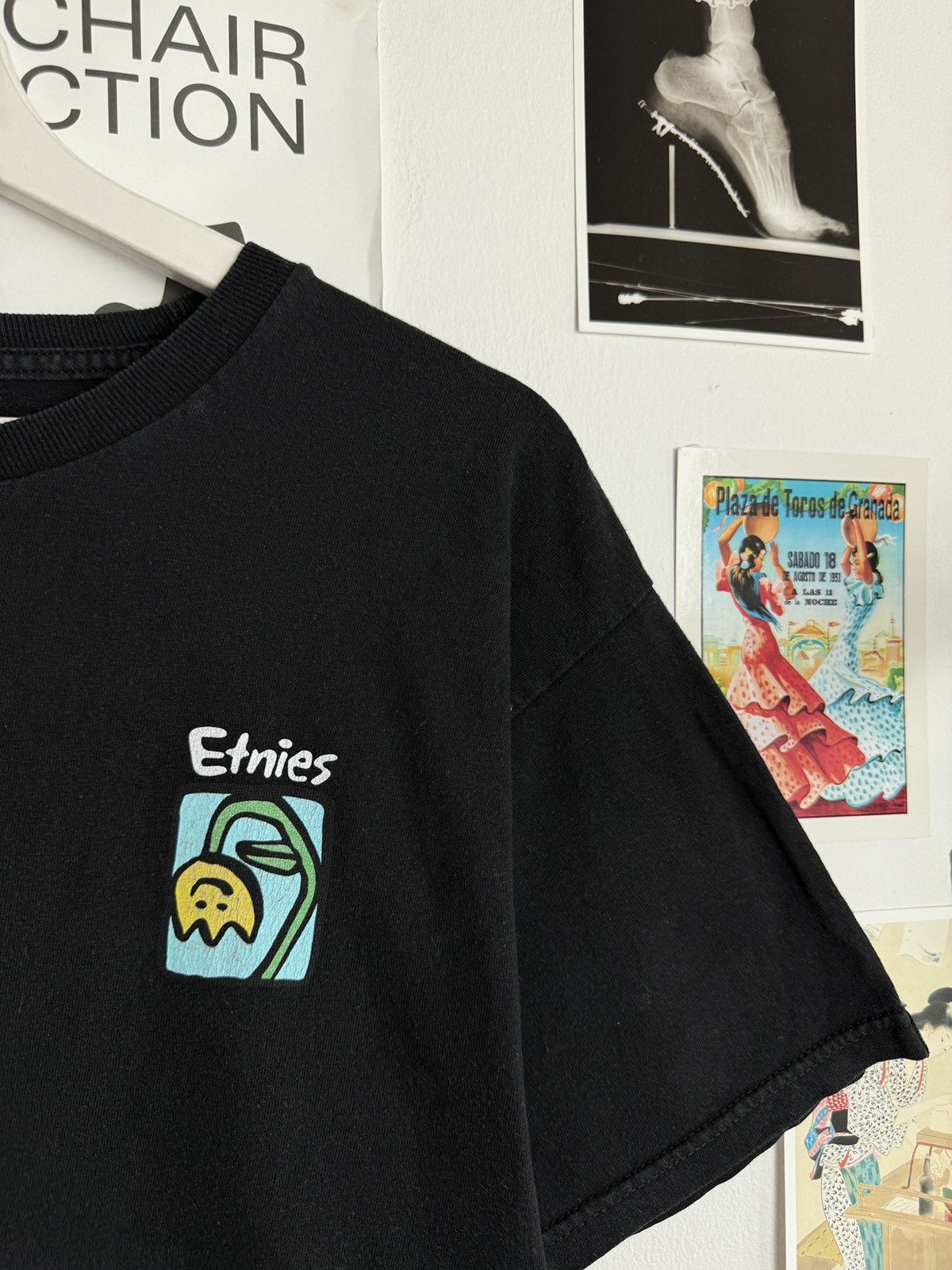 Etnies Etnies flower logo baggy t-shirt M designer skateboard rare Size US M / EU 48-50 / 2 - 3 Thumbnail