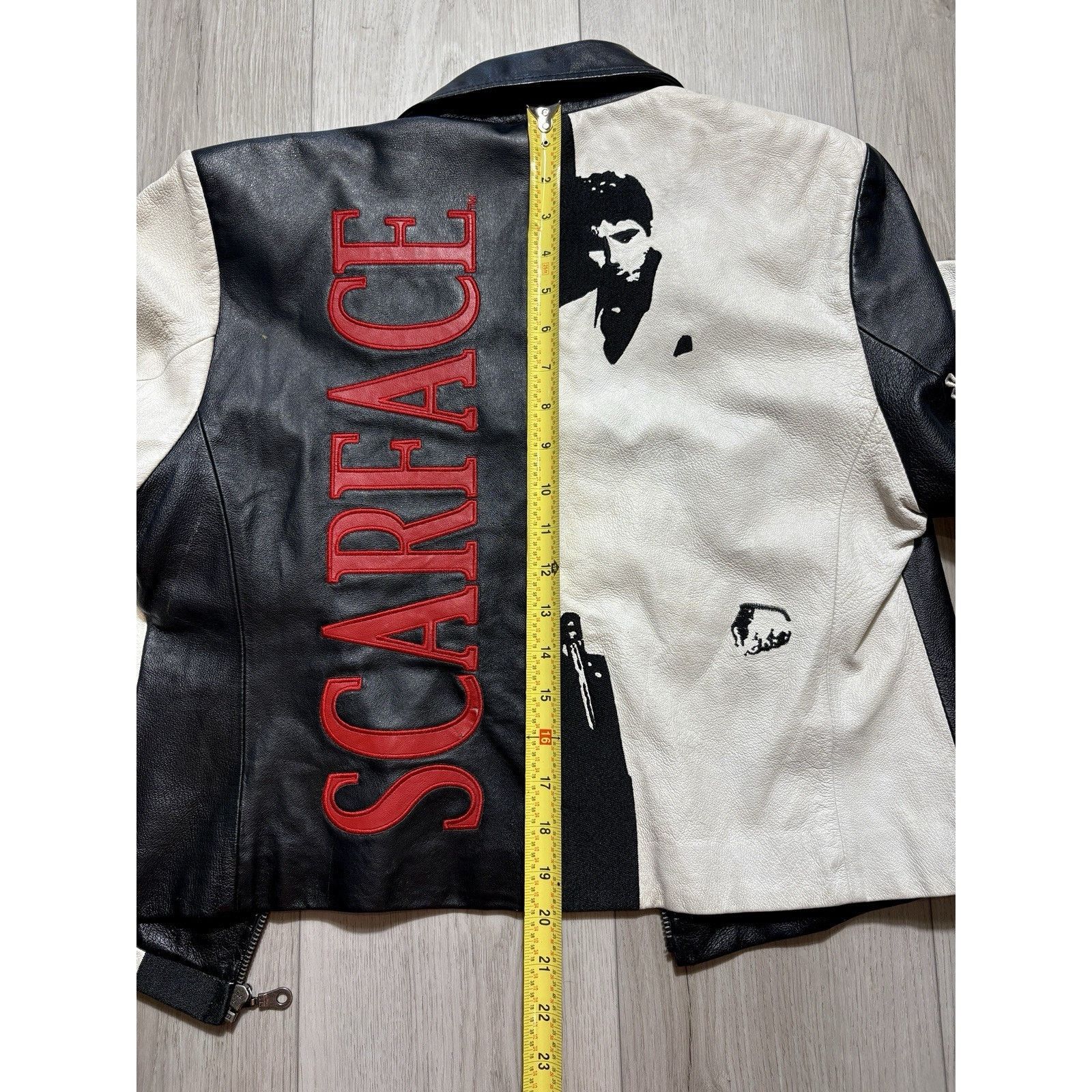 JH Design Scarface Licensed JH Design Leather Jacket Y2K Womens L Size L / US 10 / IT 46 - 23 Thumbnail
