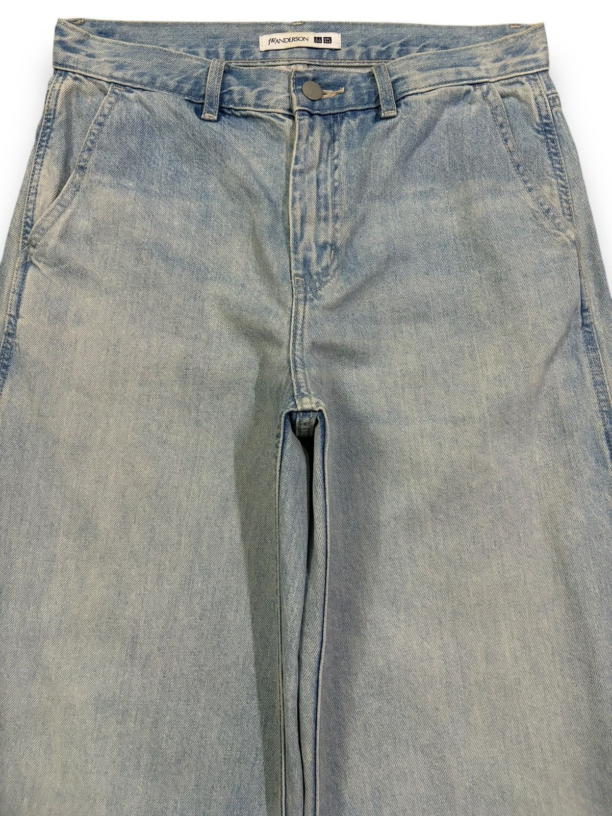 JW Anderson × Uniqlo Vintage JW Anderson x Uniqlo Blue Wash Baggy Carpenter Jeans Size US 30 / EU 46 - 3 Thumbnail