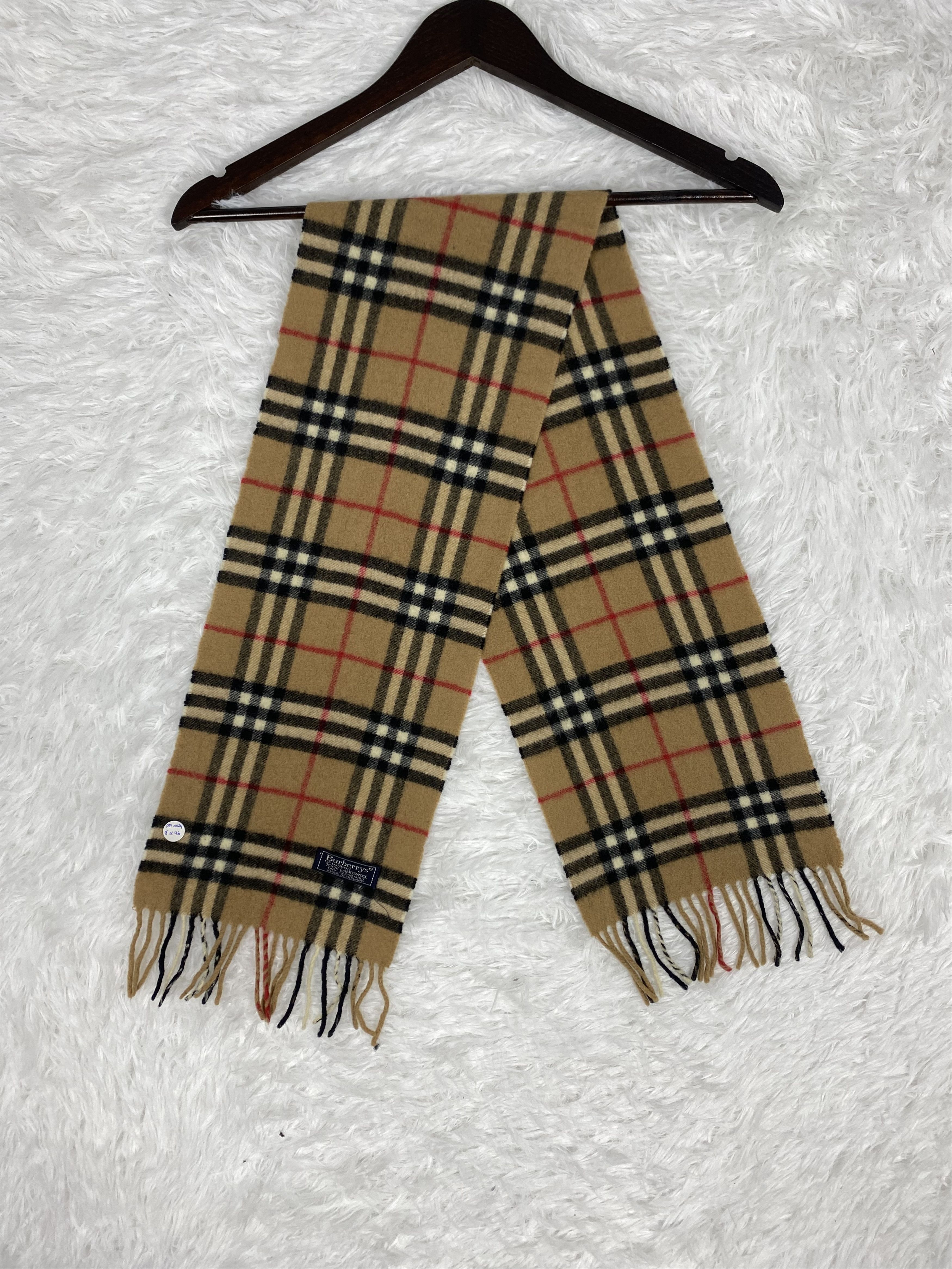 Burberry Vintage Burberry Scarf / Muffler Neckwear PM0024 Size ONE SIZE - 1 Thumbnail