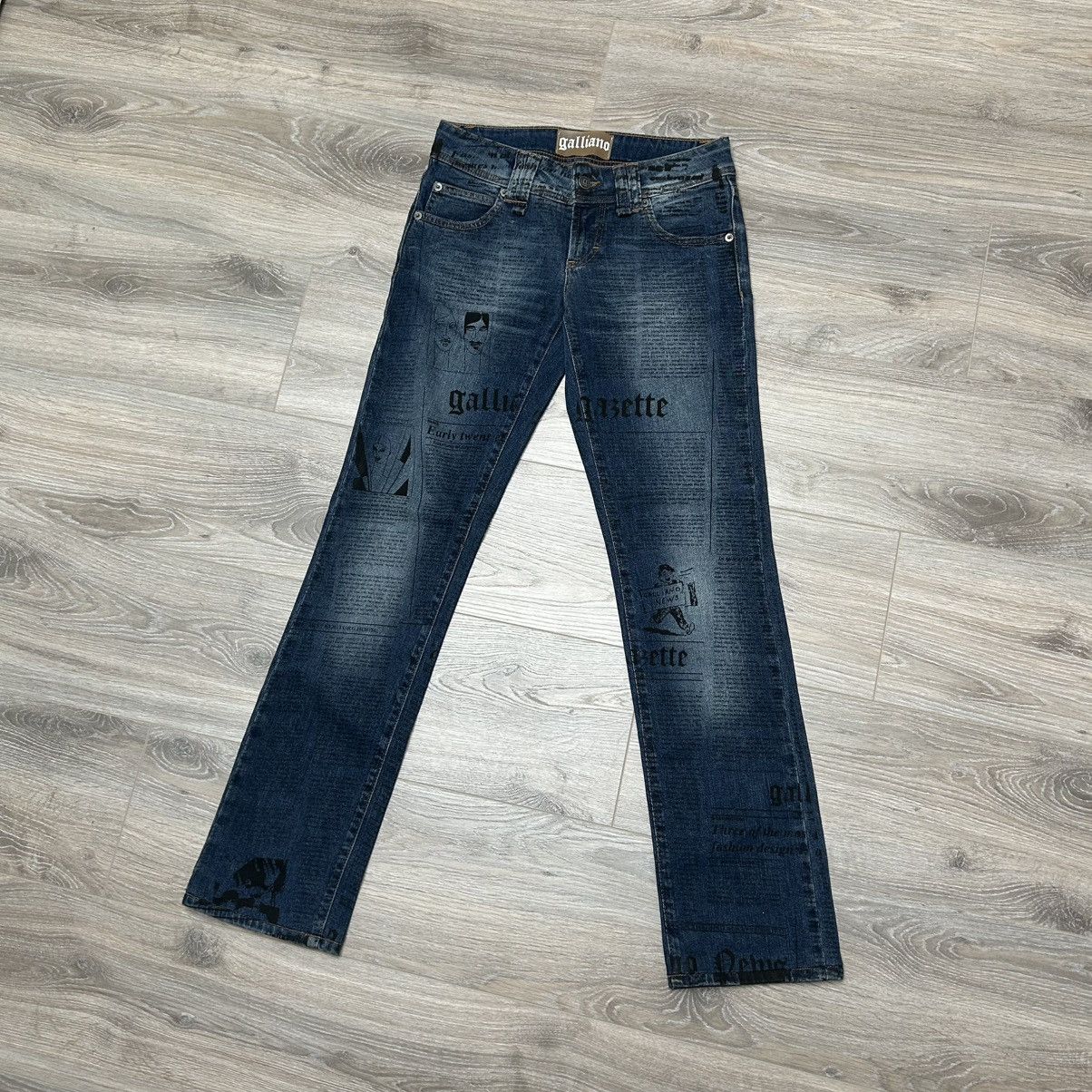 John Galliano John Galliano Gazette jeans Vintage Size 25" / US 0 / IT 36 - 2 Thumbnail