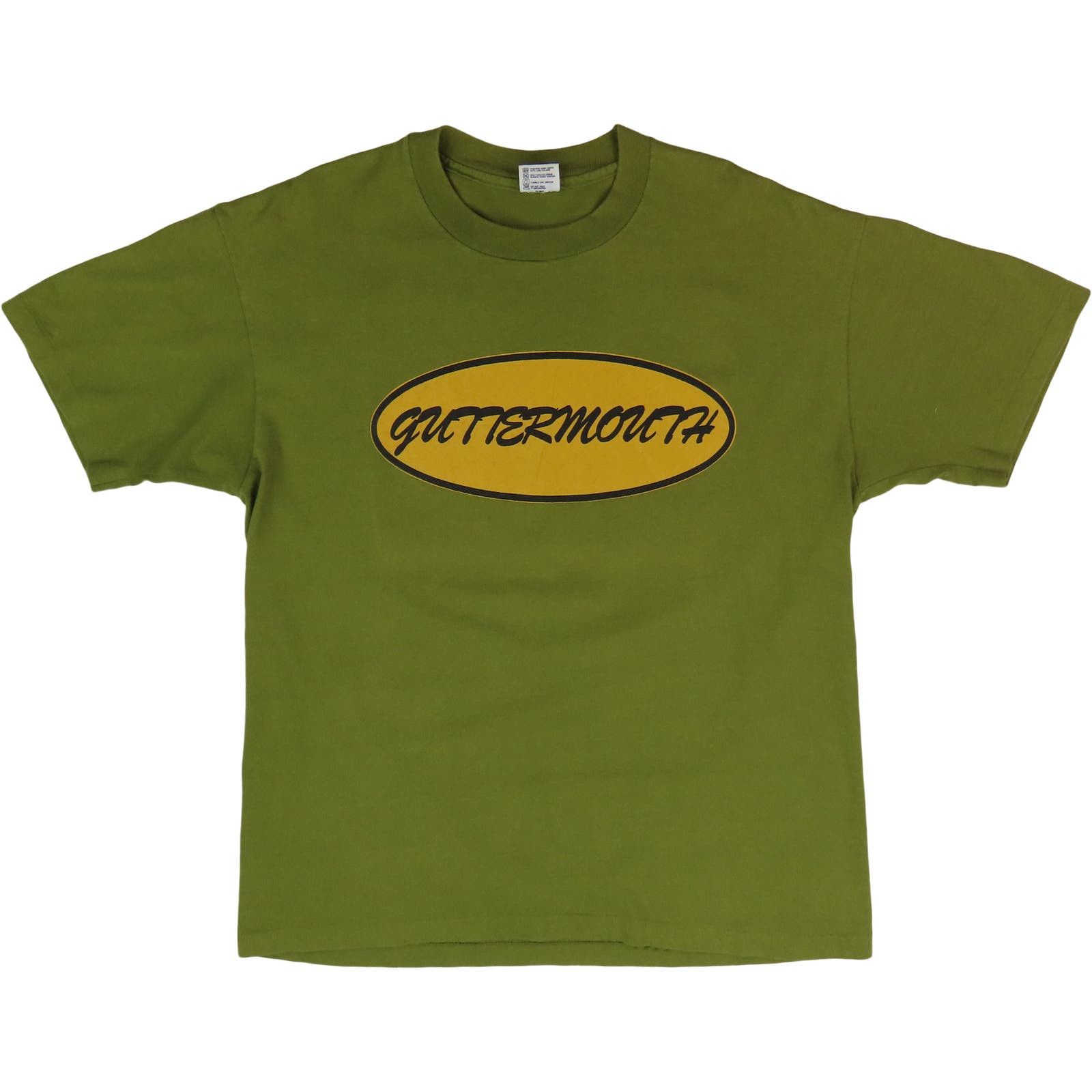 image of Anvil 90's Vintage Punk Bands Tee L in Green, Men's (Size Large)