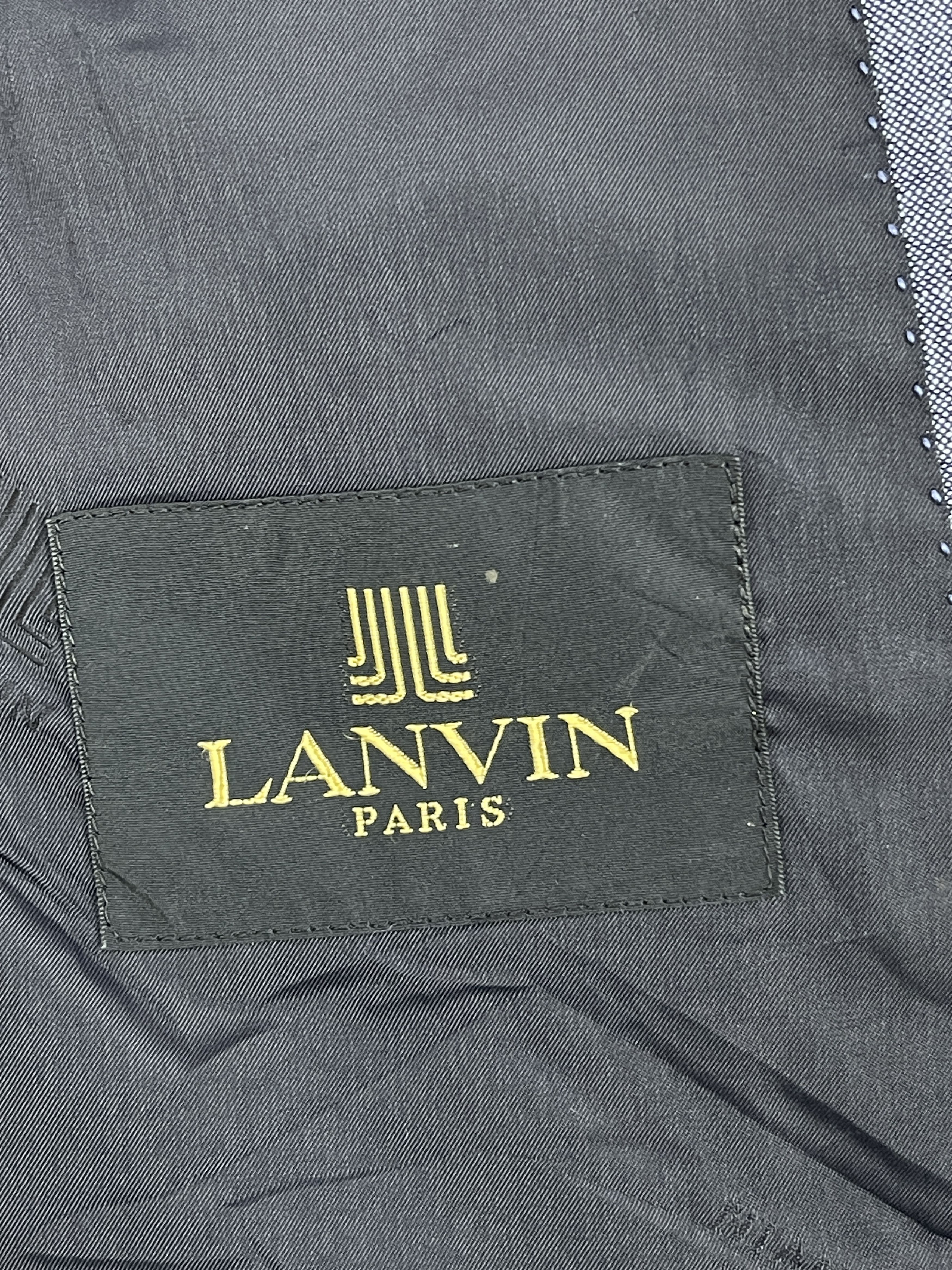 Lanvin Vintage 90s Lanvin Paris Single Breasted Blazzer JA0040 Size US S / EU 44-46 / 1 - 5 Thumbnail