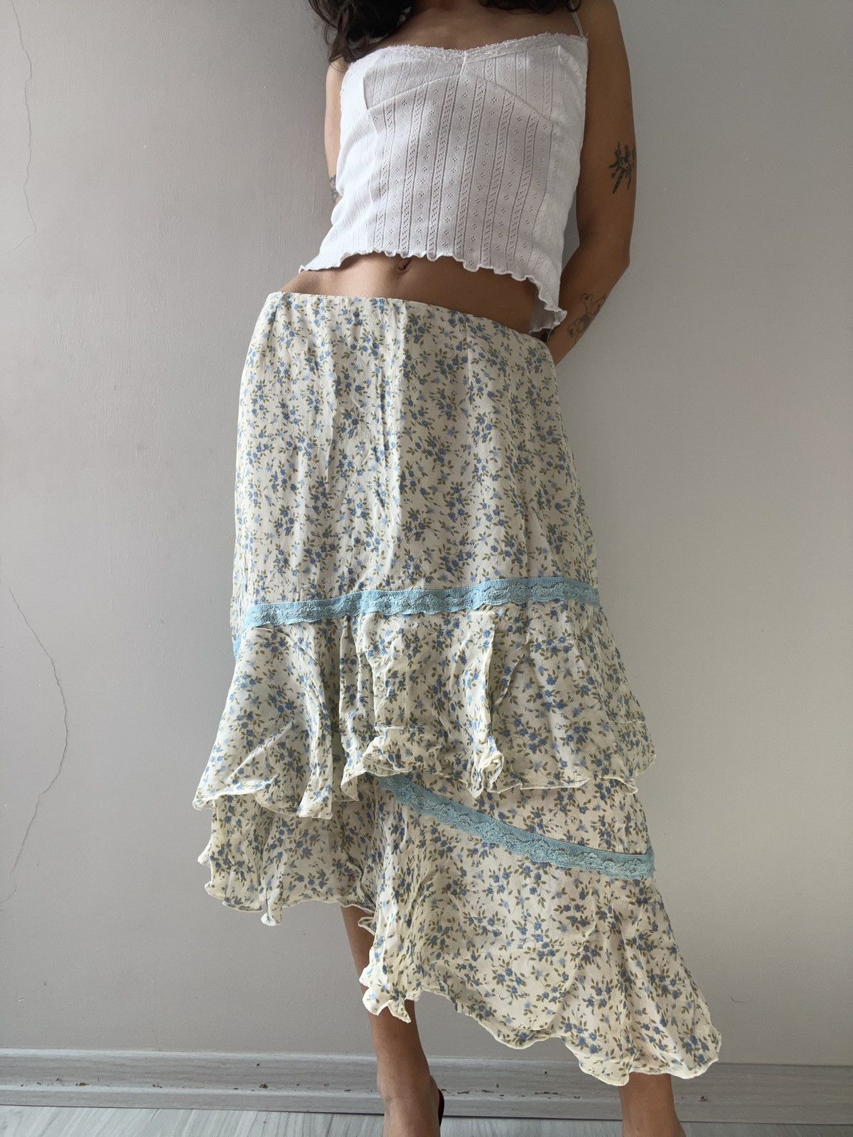 Vintage Italian skirt Size 26" / US 2 / IT 38 - 4 Thumbnail