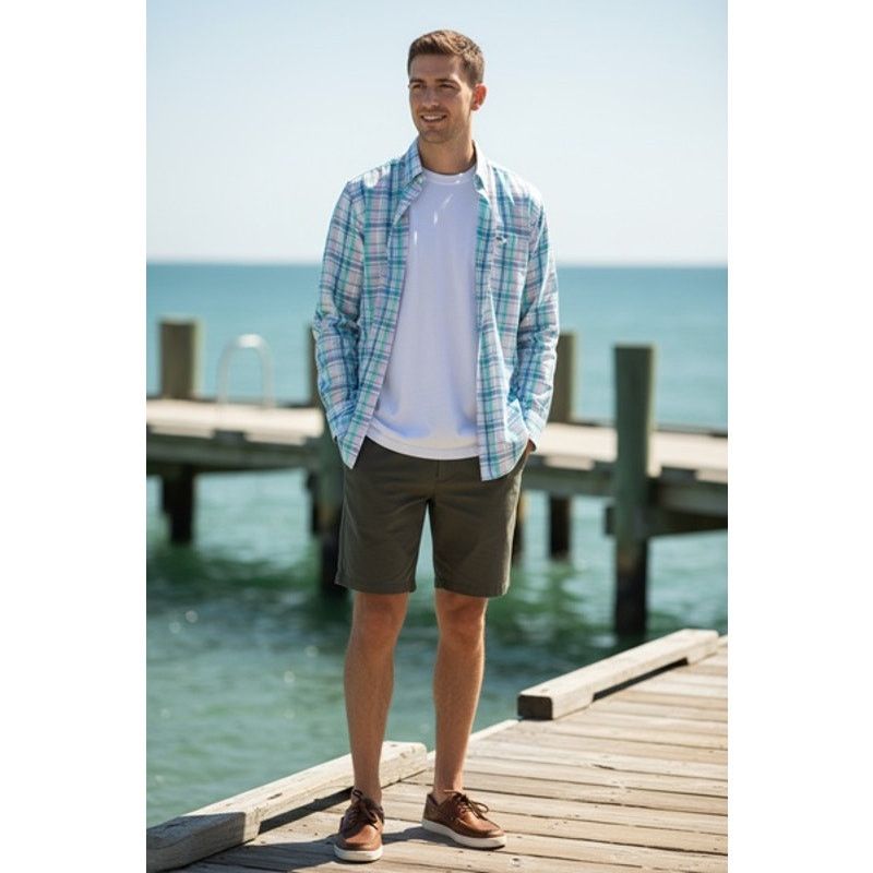 Southern Tide NWT SOUTHERN TIDE Sky Valley Plaid Coastal Passage Sport Size US M / EU 48-50 / 2 - 1 Thumbnail