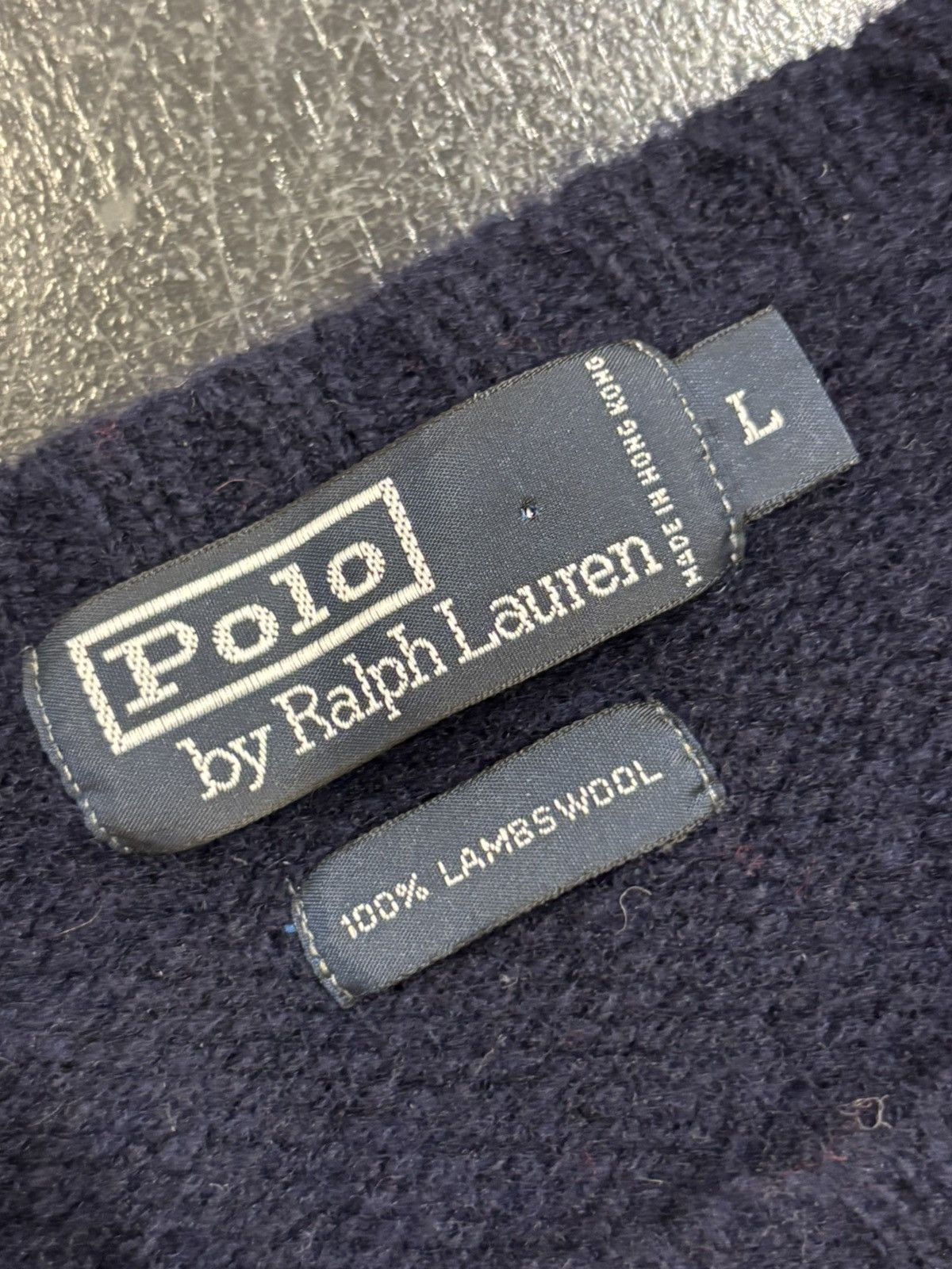 Polo Ralph Lauren Polo Ralph Lauren American Flag Navy Knit Sweater Size US L / EU 52-54 / 3 - 3 Thumbnail