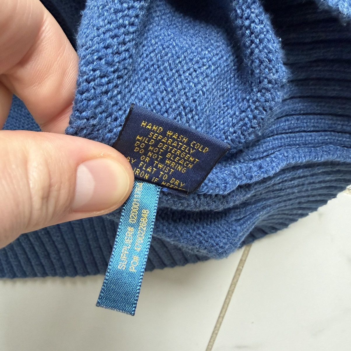 Polo Ralph Lauren Polo Ralph Lauren Quarter 1/4 Zip Sweater Men’s Size XL Blue Size US XL / EU 56 / 4 - 6 Thumbnail