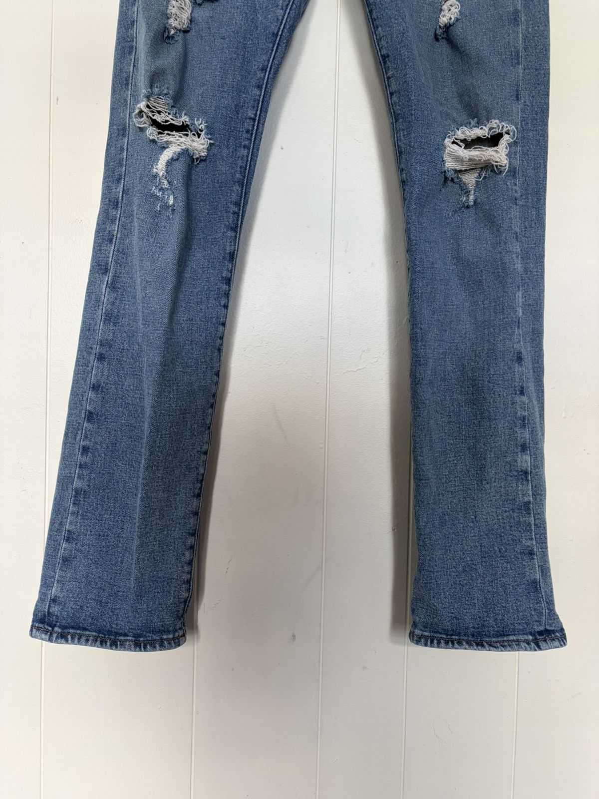 Levi's Made & Crafted Levis 511 made and crafted distressed blue jeans Size US 32 / EU 48 - 2 Thumbnail