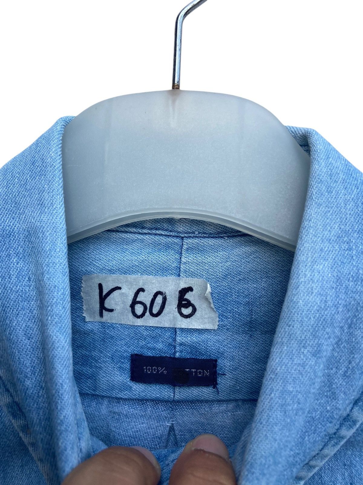 Polo Ralph Lauren Vintage Polo Ralph Lauren Polo Shield Chambray Size US L / EU 52-54 / 3 - 3 Thumbnail