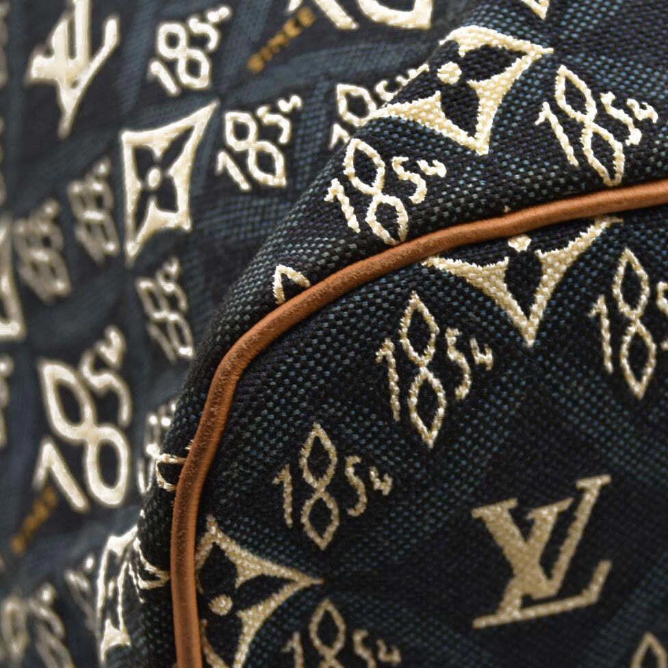 Louis Vuitton Louis Vuitton Jacquard Since 1854 Neverfull MM Blue Size ONE SIZE - 5 Thumbnail