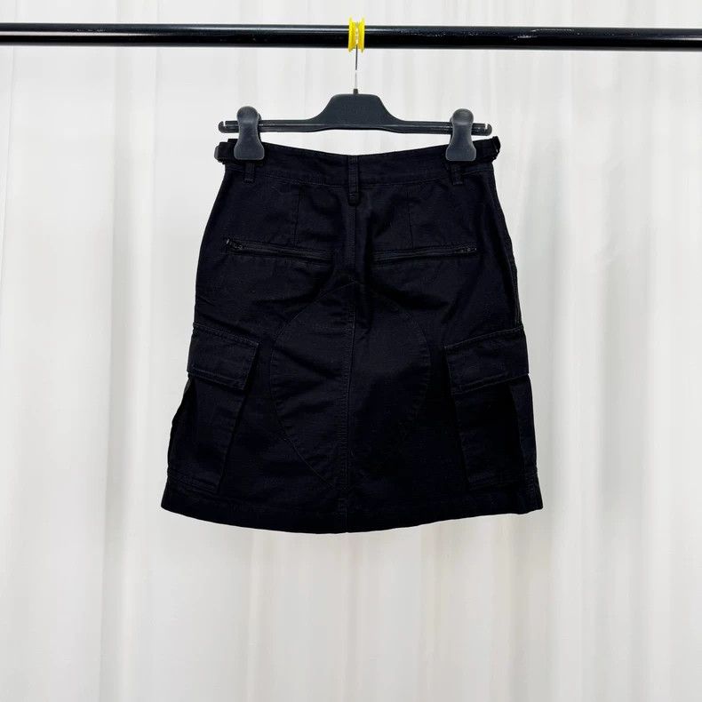 Balenciaga Balenciaga size 34 Embroidered letter denim short skirt Size 33" - 2 Thumbnail