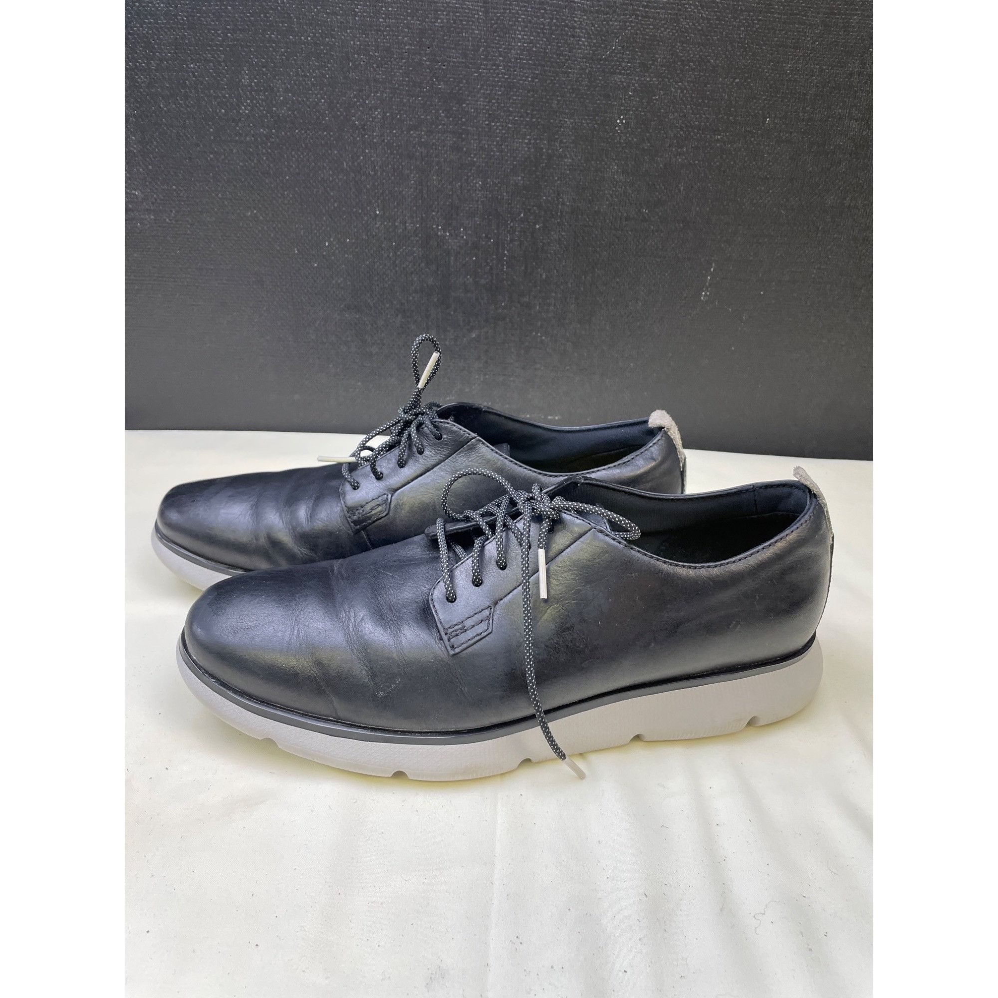 Cole Haan Cole Haan Zerogrand Men's Black Leather Casual Shoes / Oxfor Size US 8.5 / EU 41-42 - 3 Thumbnail