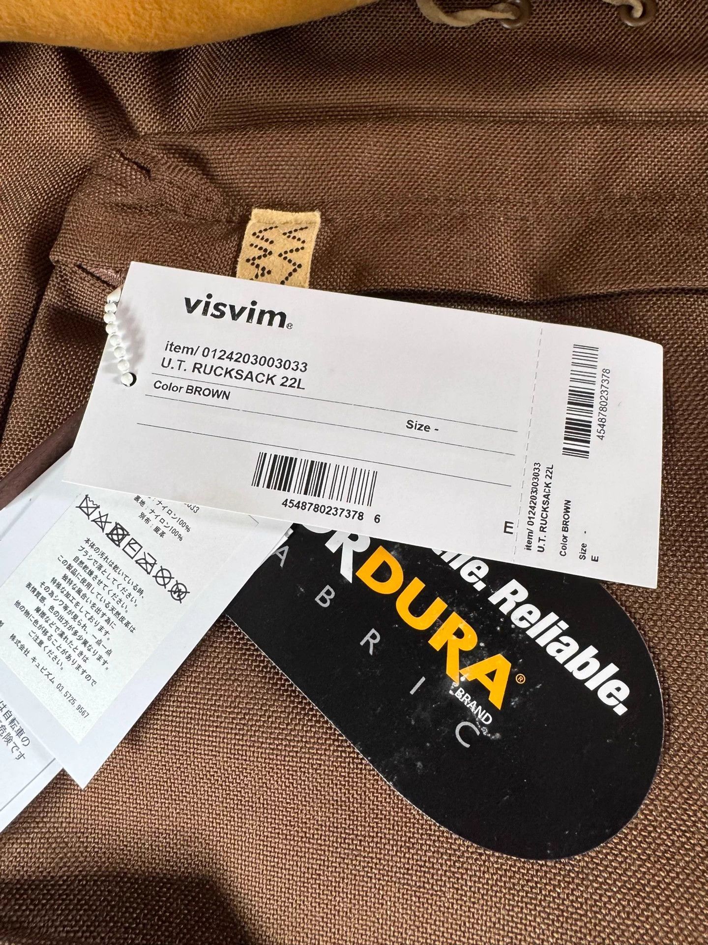 Visvim VISVIM 24AW U.T.RUCKSACK 22L Brown Deerskin VIP Limited Size ONE SIZE - 3 Thumbnail