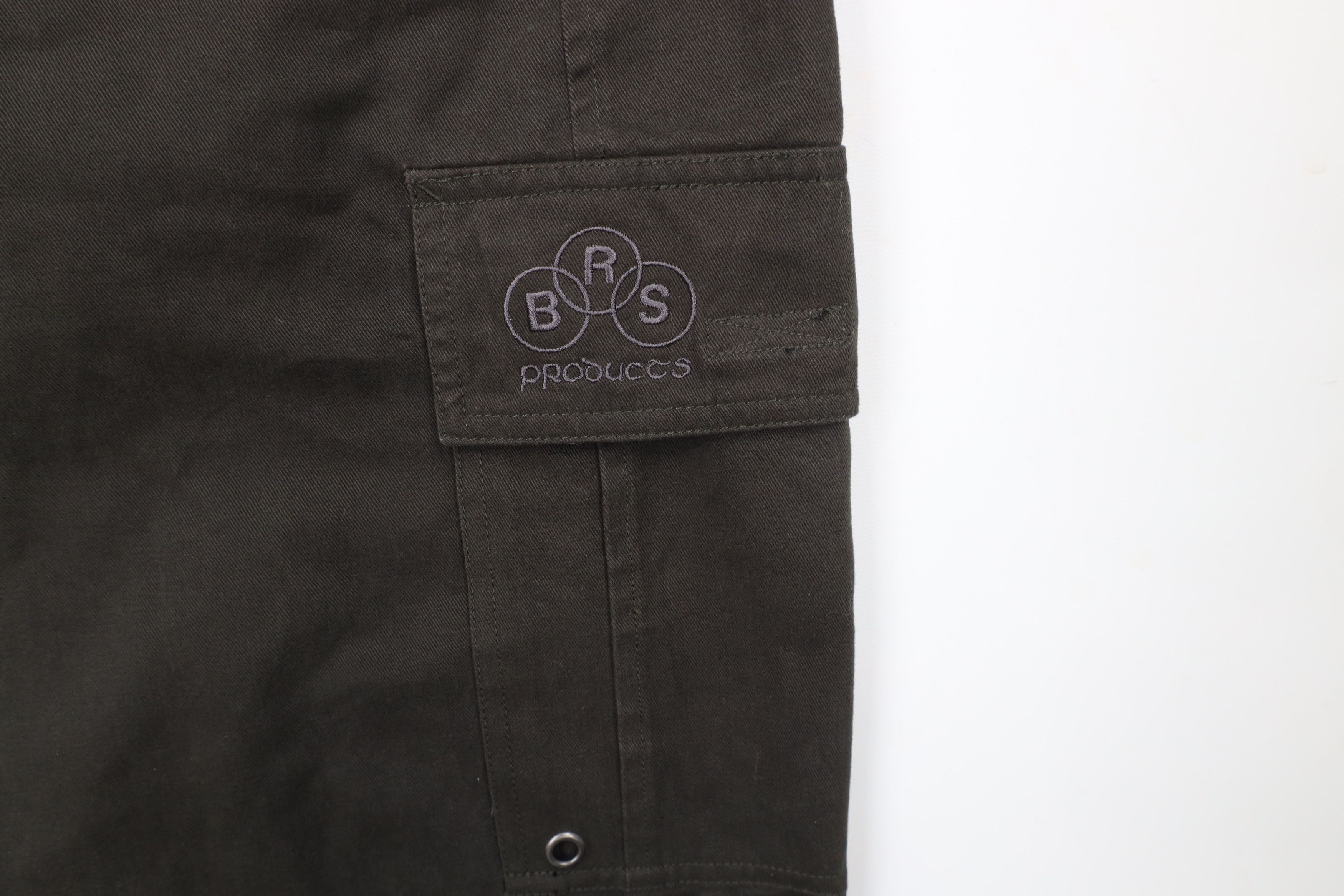 Nike × Vintage Vintage Nike BRS Products Swoosh Baggy Wide Leg Cargo Pants Size US 36 / EU 52 - 5 Thumbnail