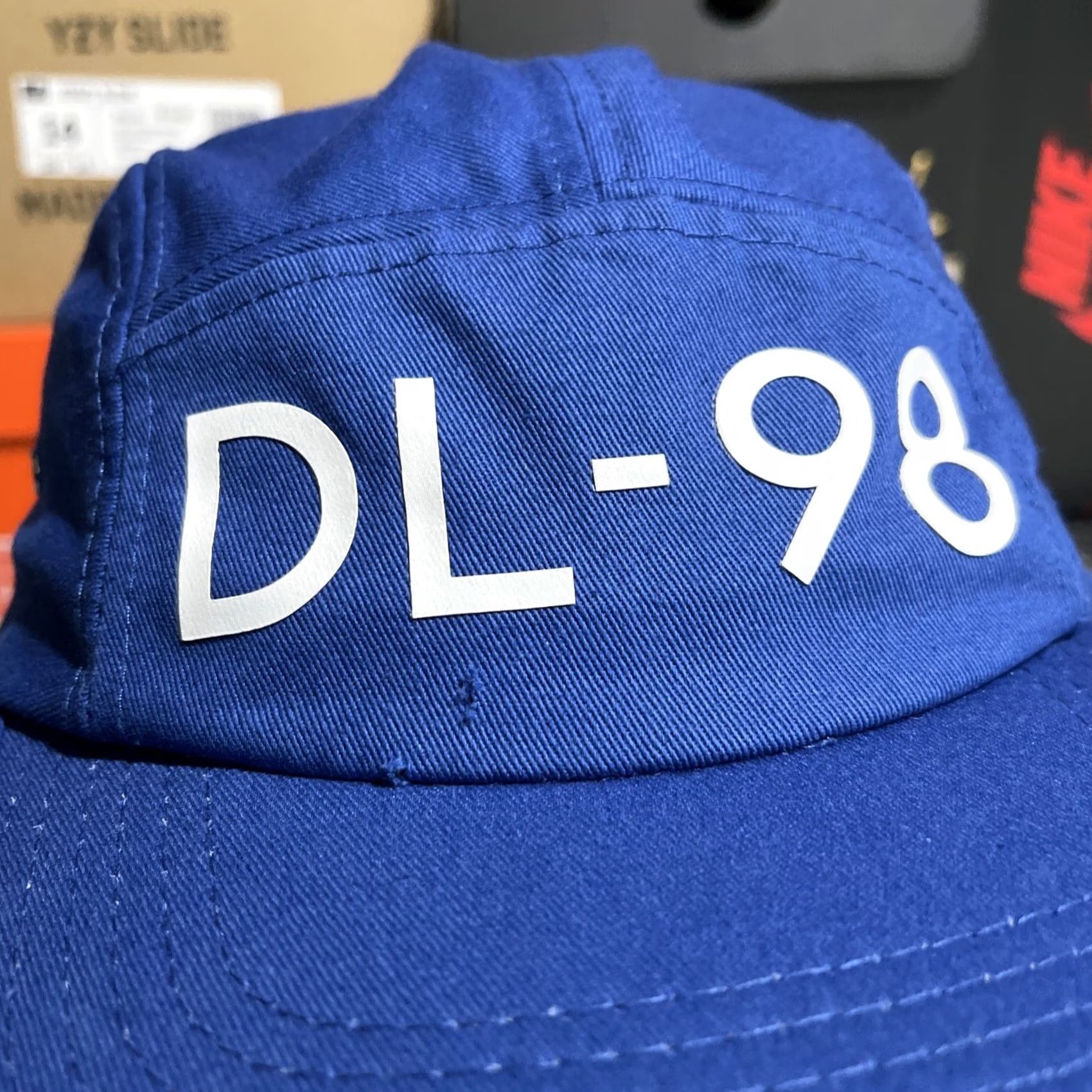 Diamond Supply Co. Diamond Supply Co Cap Hat Mens Strap Back 5 Panel Adjustable Blue Hat Size ONE SIZE - 3 Thumbnail