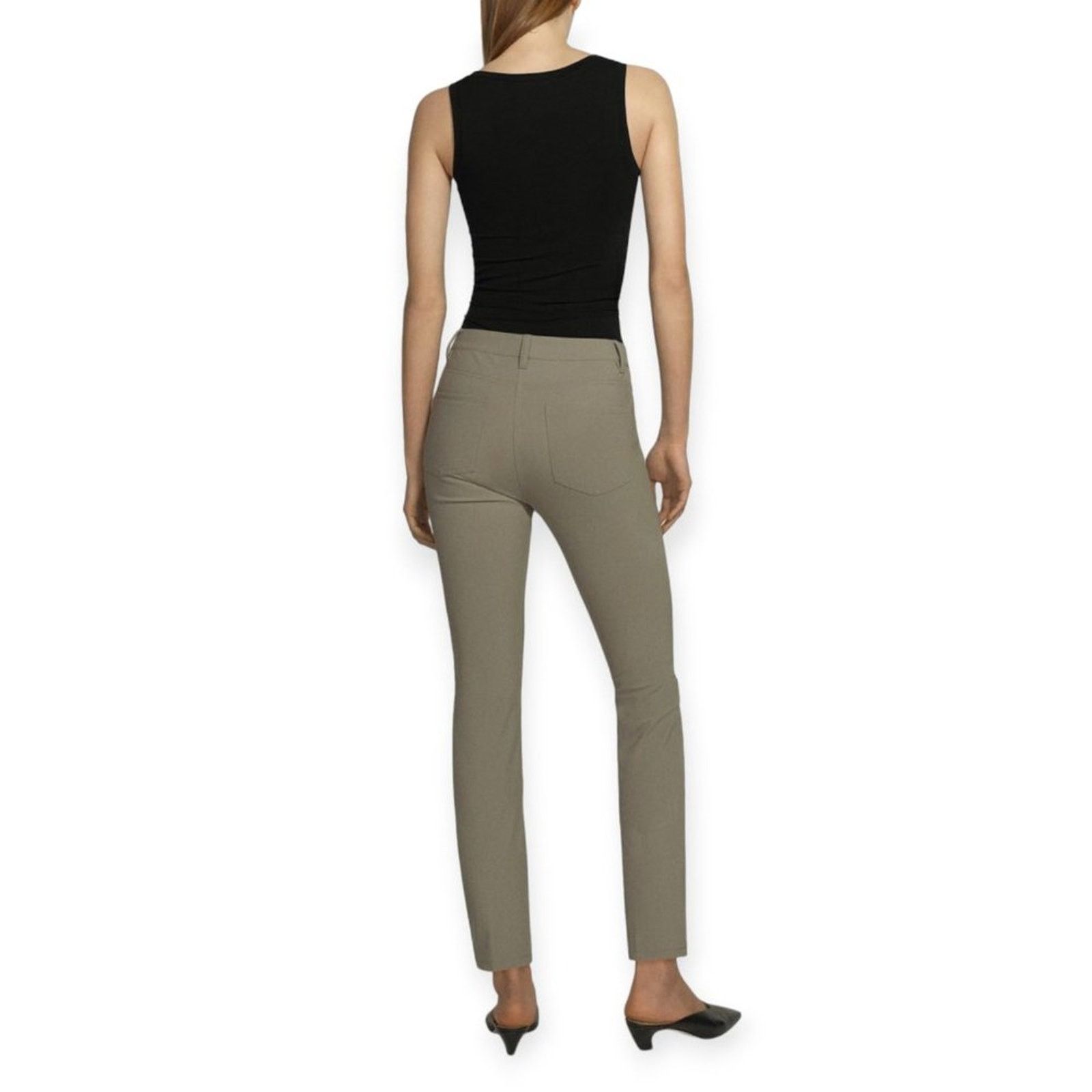 Theory Theory Treeca Precision Ponte Slim Pant Green Size 0 NWOT Size 25" / US 0 / IT 36 - 4 Thumbnail