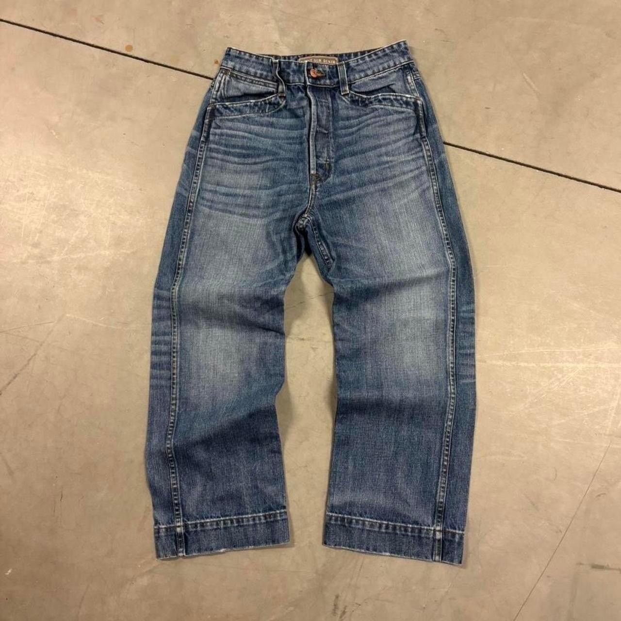 Vintage y2k faded washed baggy denim jeans Size US 26 / EU 42 - 1 Thumbnail