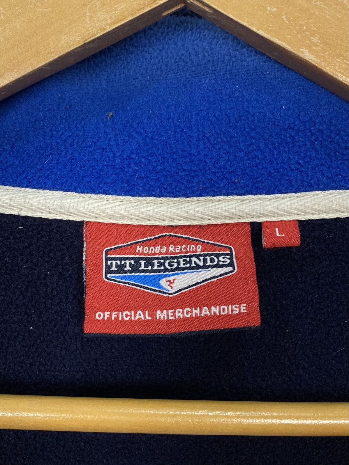 Honda Honda Racing TT Legends Mens Jacket Fleece Navy/Red Sz Large Size US L / EU 52-54 / 3 - 10 Thumbnail