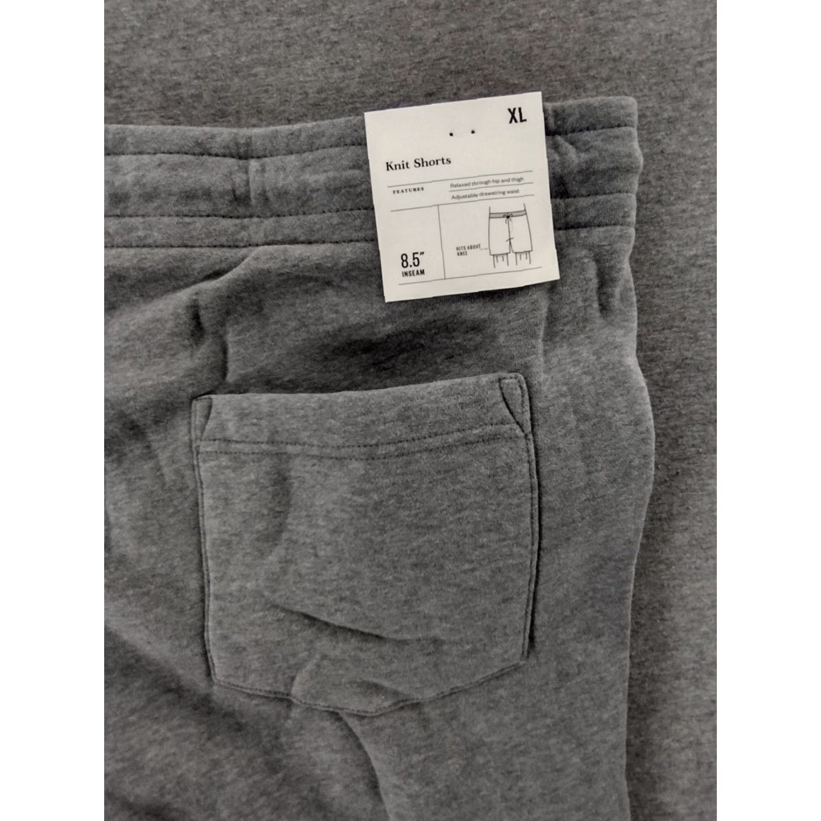 Vintage Goodfellow & Co. Men's Relaxed SweatShorts Knit Shorts Gray XL Casual Shorts Including Pockets / Drawstring - Cotton Polyester Size US 36 / EU 52 - 6 Thumbnail