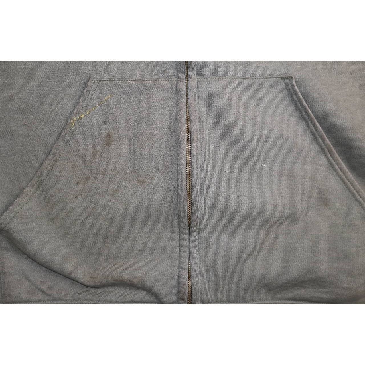 Carhartt Vintage 90s Carhartt Zip Up Hoodie K122 MOS Moss Size 2XL Size US XXL / EU 58 / 5 - 9 Thumbnail
