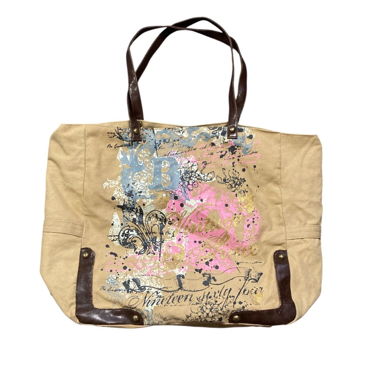 Japanese Brand × Vintage Y2k graffiti style tote bag Size ONE SIZE - 1 Thumbnail