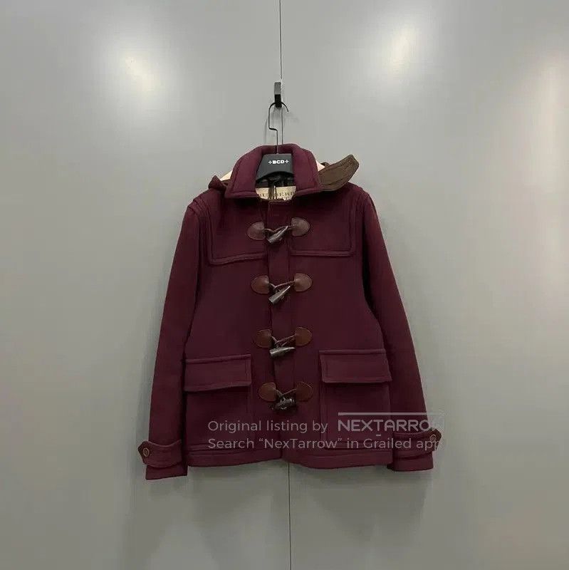 Burberry Burberry Red Cotton Short Coat for Women. Size M / US 6-8 / IT 42-44 - 1 Thumbnail