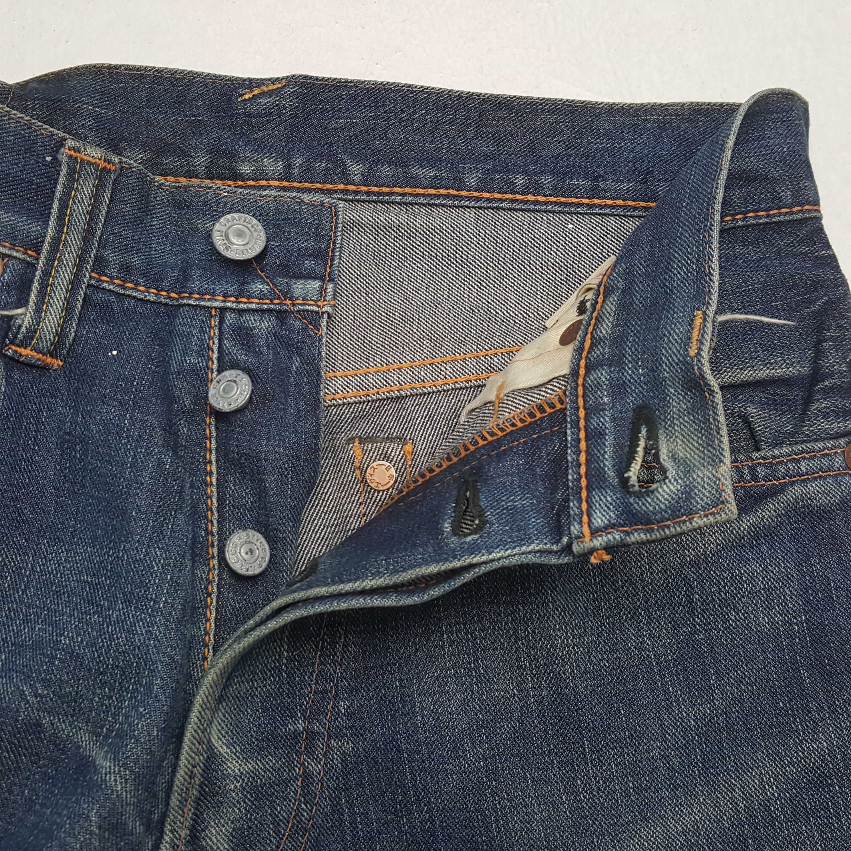 Evisu × Japanese Brand × Vintage Vintage EVISU Japanese Brand Daicock Custom Style Jean Size US 26 / EU 42 - 13 Thumbnail