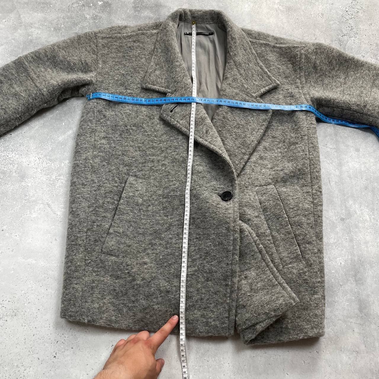 Allsaints Allsaints Meade Ricci Oversized Wool Blend Coat Women’s Gray Size M / US 6-8 / IT 42-44 - 12 Thumbnail