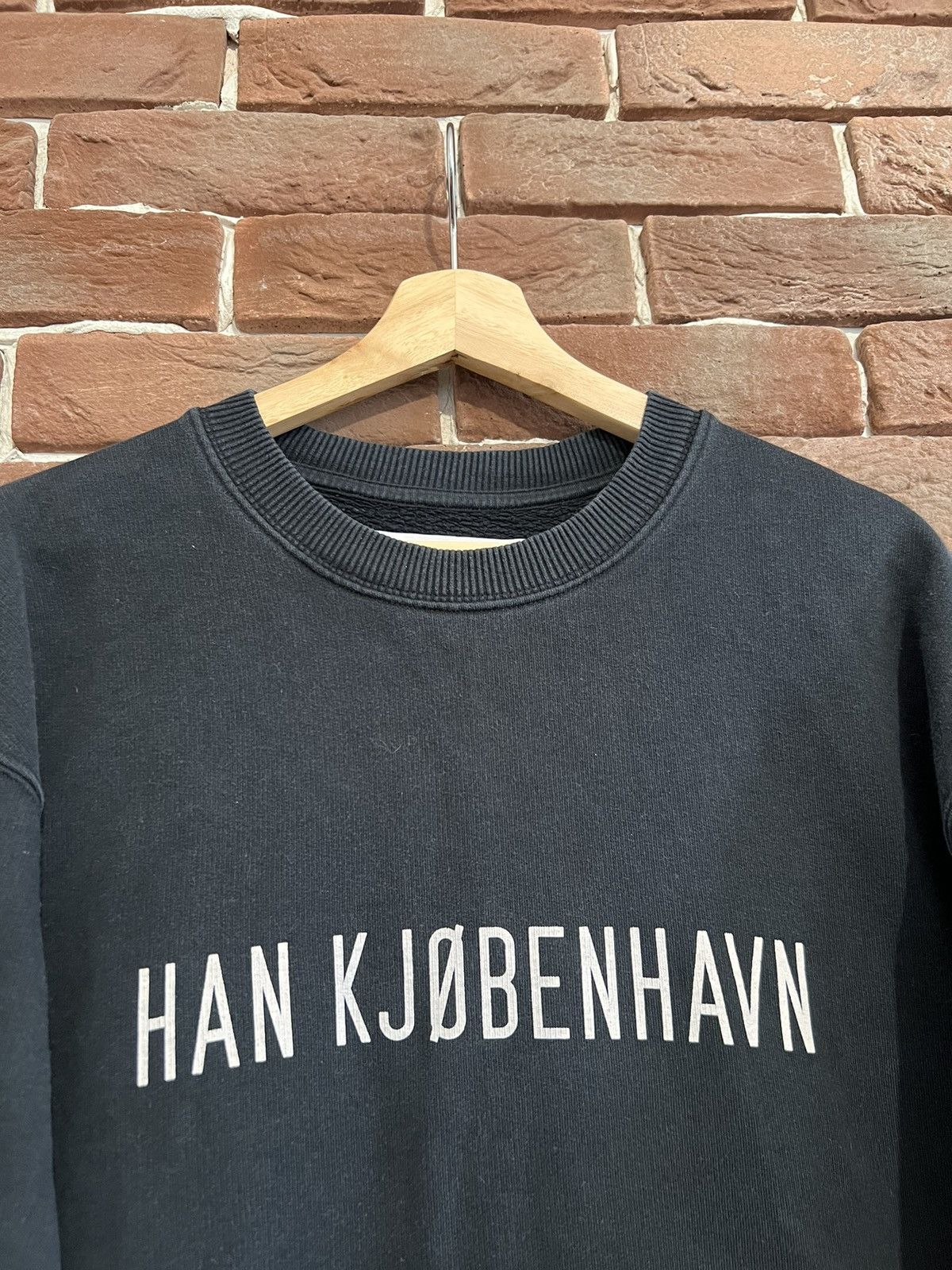 Han Kjobenhavn SS17 Han Kjobenhavn Spellout Crewneck Sweatshirt Hype S Blac Size US S / EU 44-46 / 1 - 3 Thumbnail