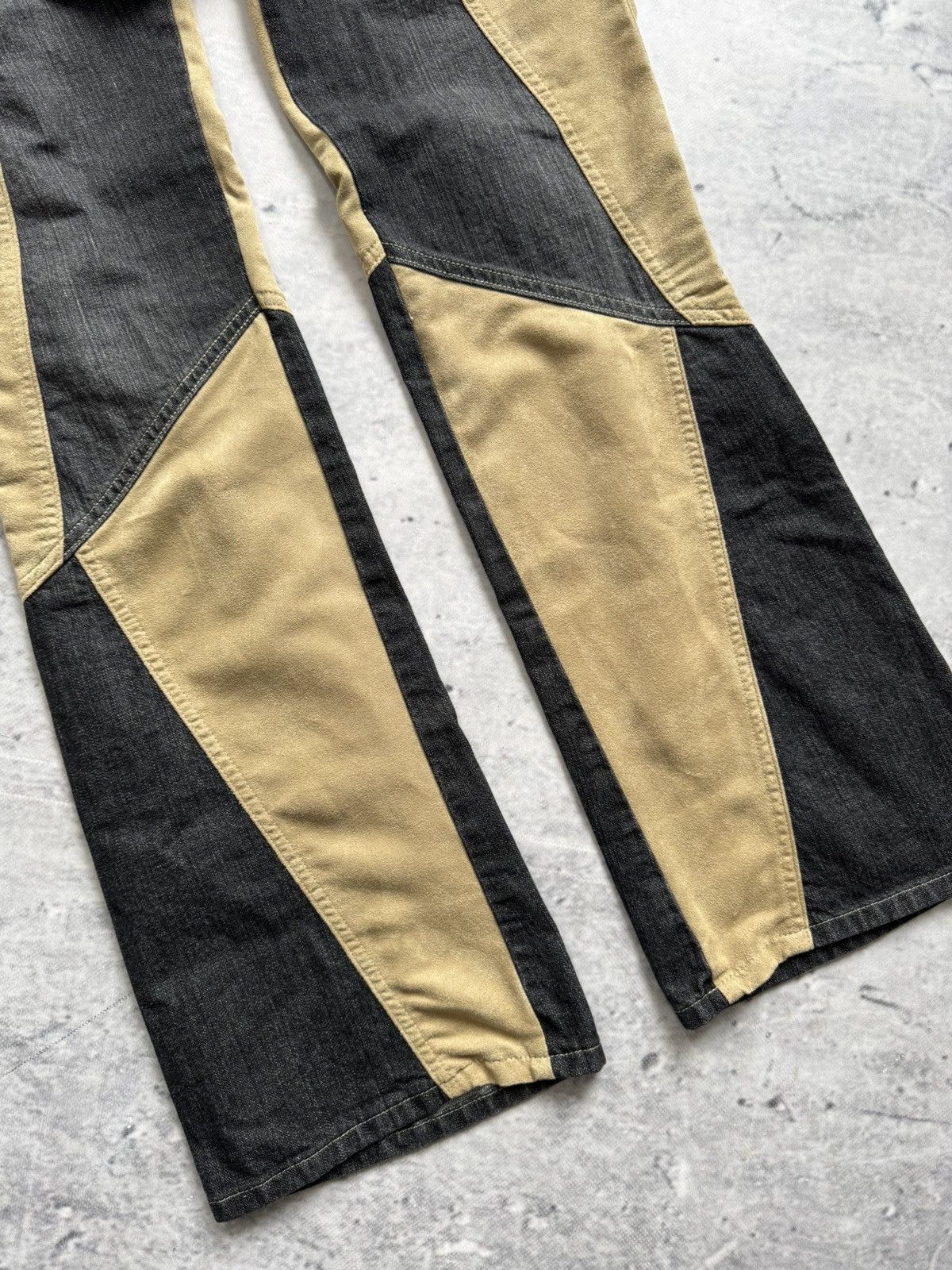 Japanese Brand Melvin Kymenty Japanese style avant-garde jeans rare pants Size 32" / US 10 / IT 46 - 3 Thumbnail