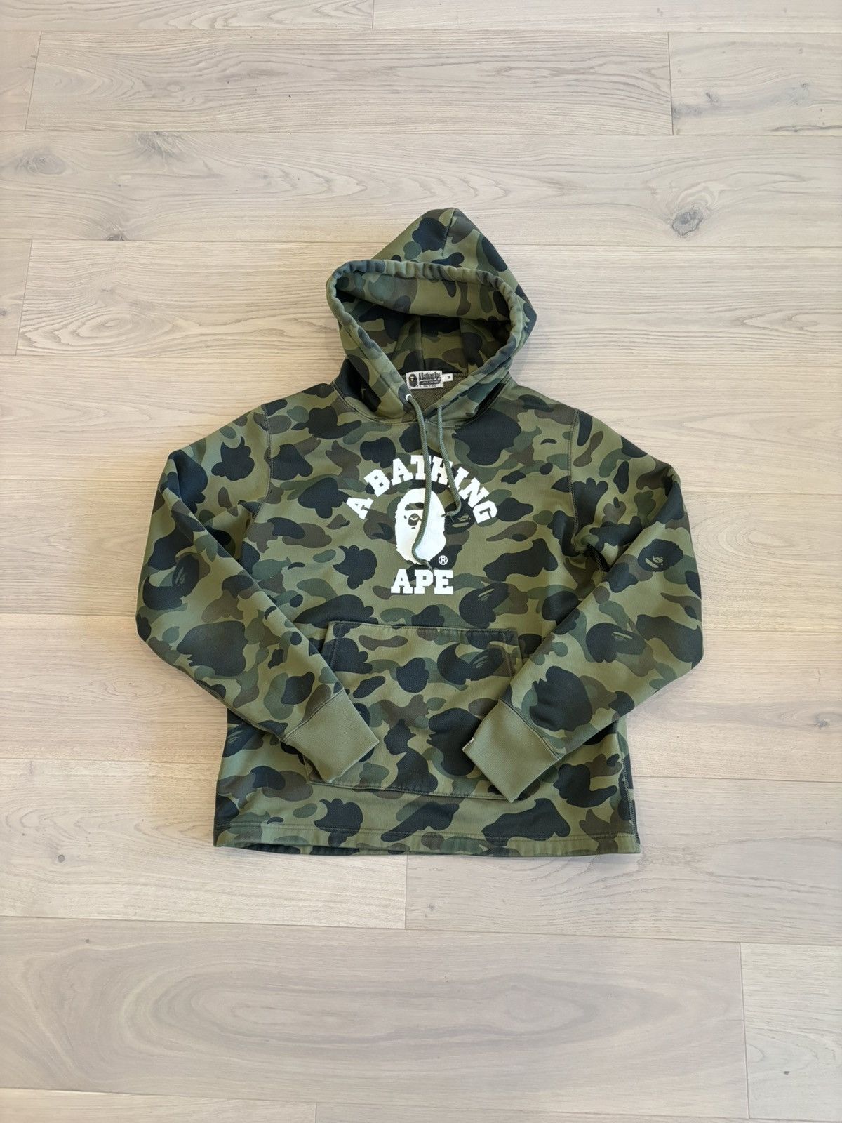 Bape Green Bape collage hoodie Size US M / EU 48-50 / 2 - 1 Thumbnail