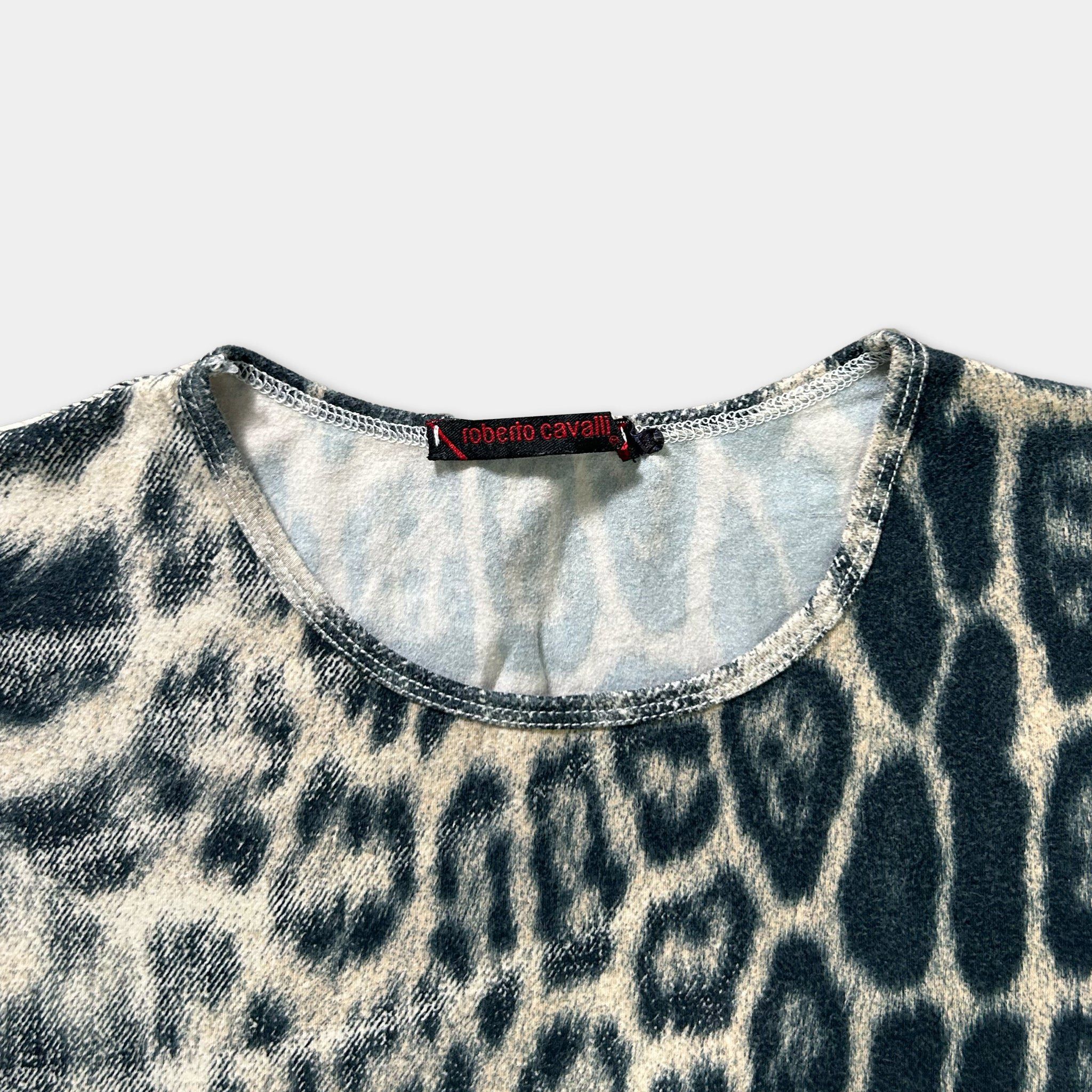 Roberto Cavalli Roberto Cavalli Leopard Print Tee Size S / US 4 / IT 40 - 2 Thumbnail