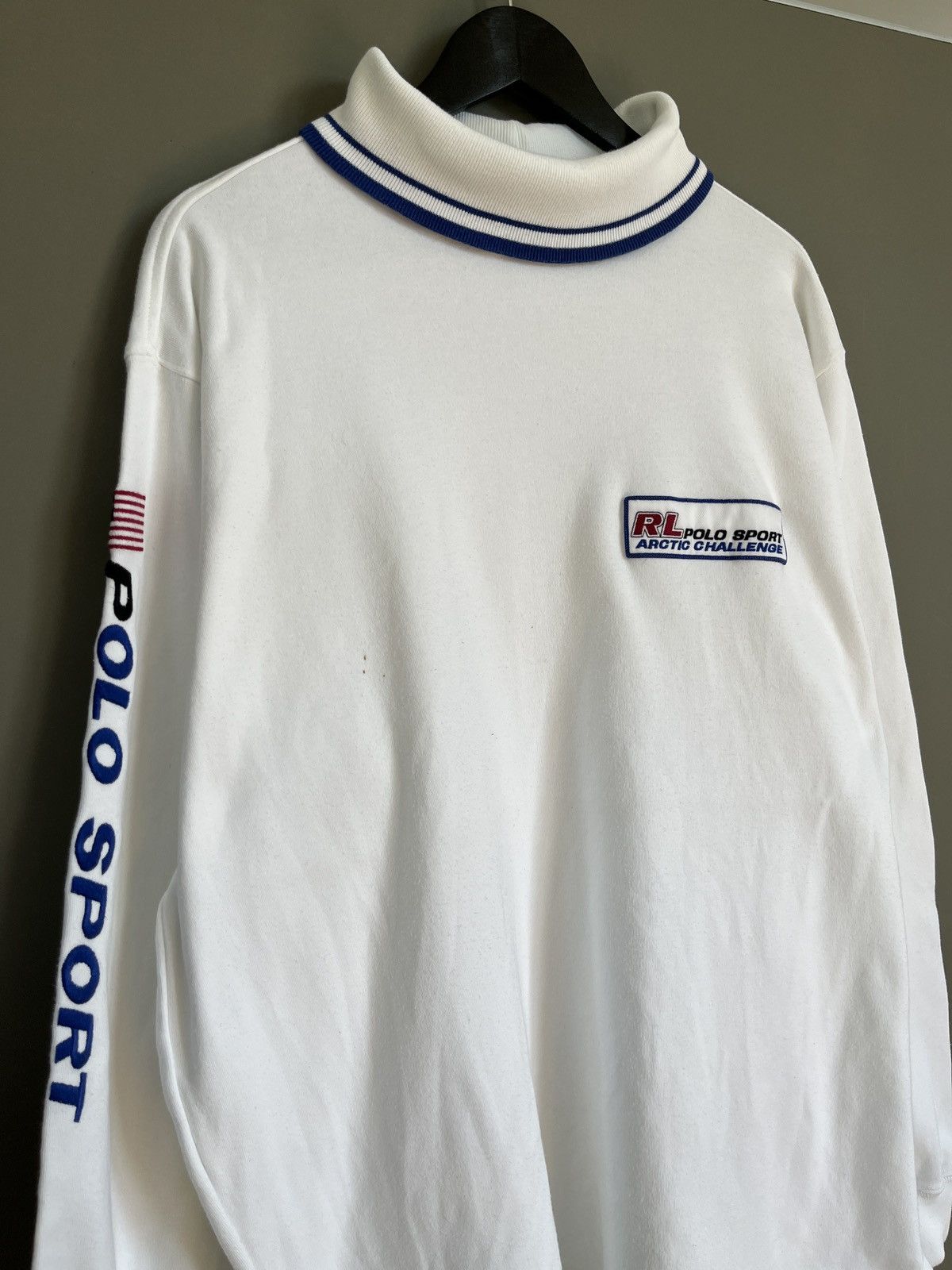 Polo Ralph Lauren RL Polo Sport Arctic Challenge Turtleneck Sweatshirt Size US XL / EU 56 / 4 - 3 Thumbnail