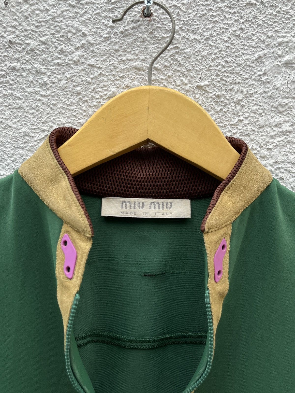 Miu Miu FW99 Miu Miu Suede Panelled Jacket Size XS / US 0-2 / IT 36-38 - 8 Thumbnail